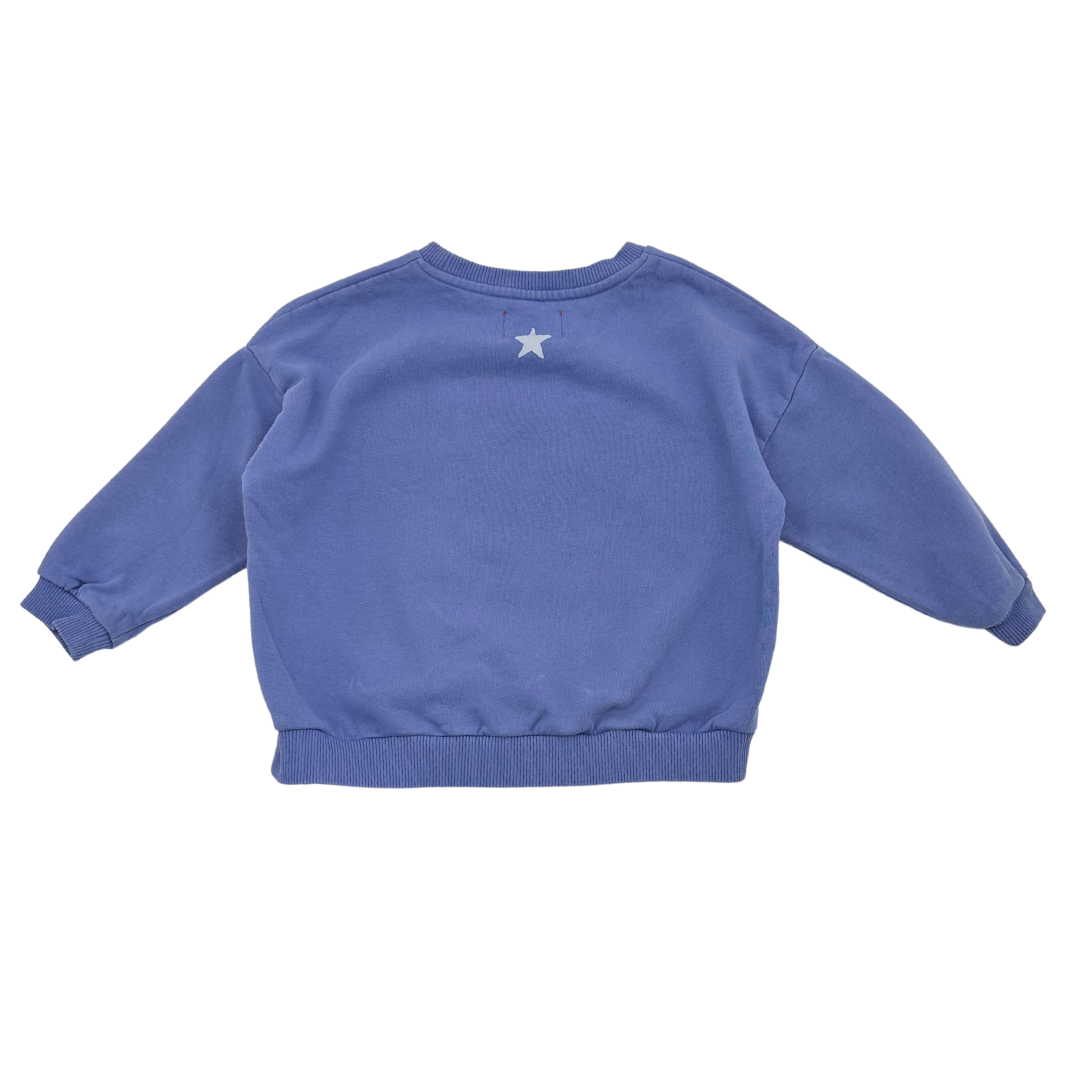 PIUPIUCHICK - Blue sweatshirt - 4 years