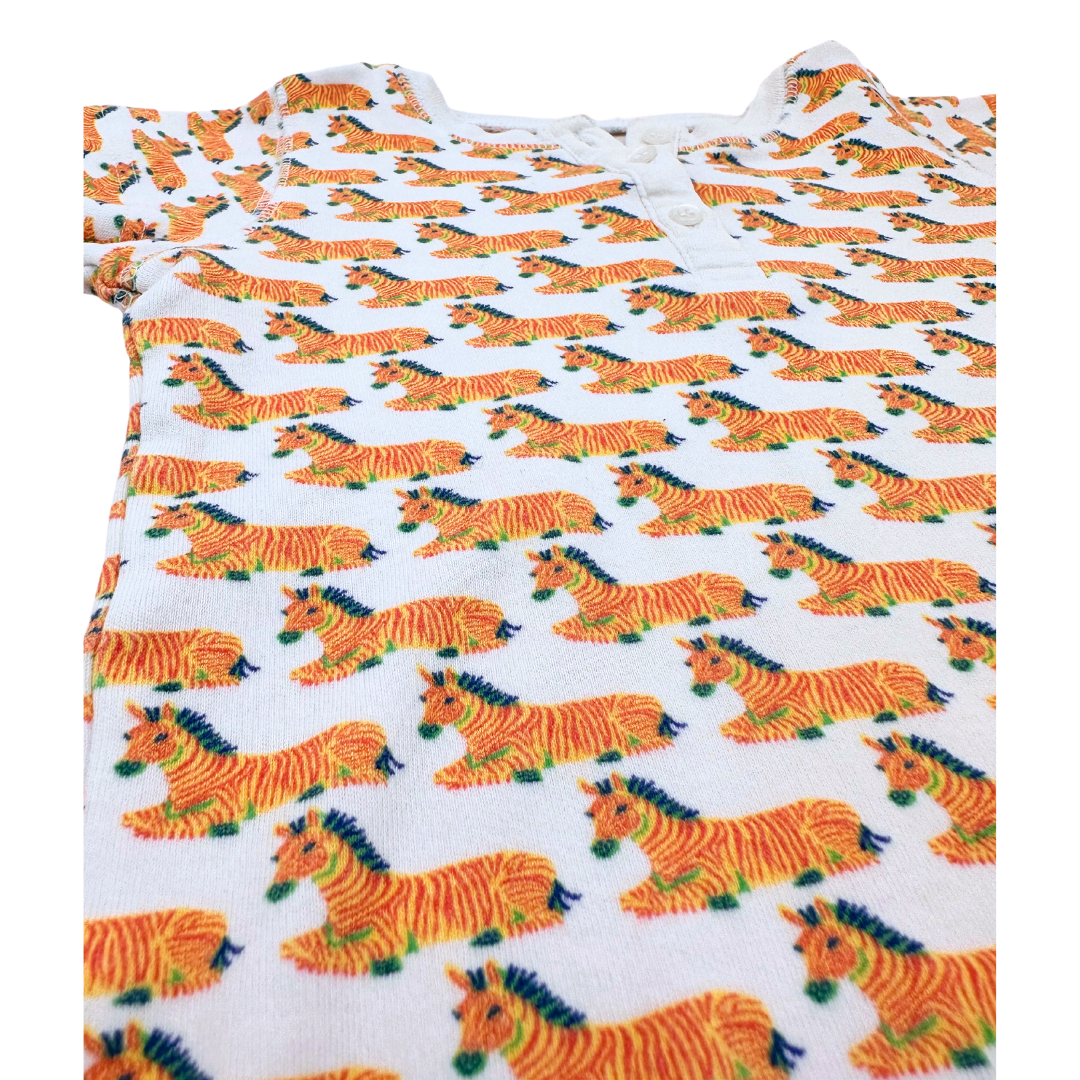 BRAI - Ensemble de pyjama t-shirt et short zèbres - 4 ans