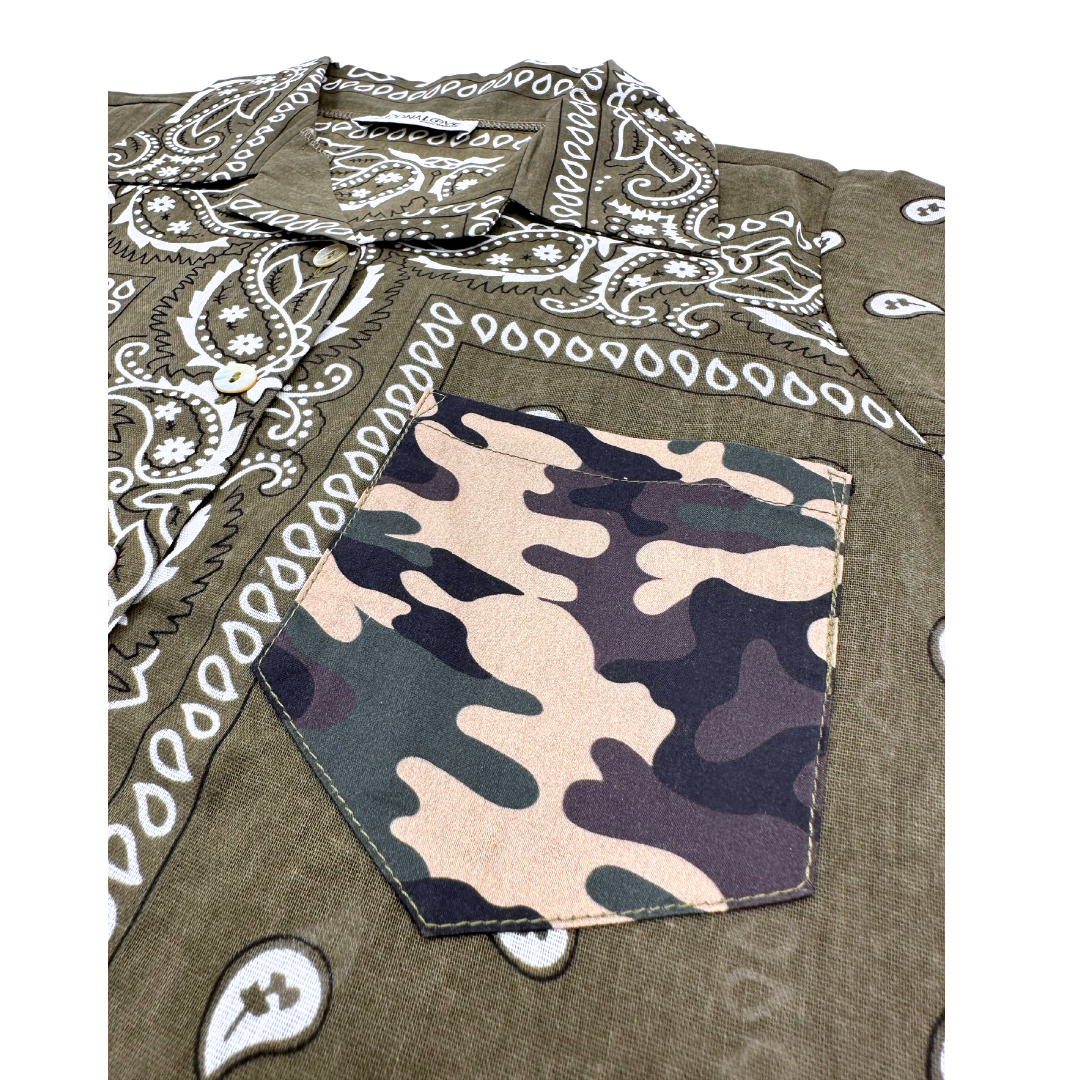 ARIZONA LOVE - Chemise verte- 10 ans