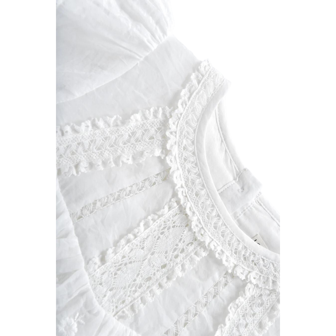 LOUISE MISHA - Robe avec col en dentelle - 8 ans