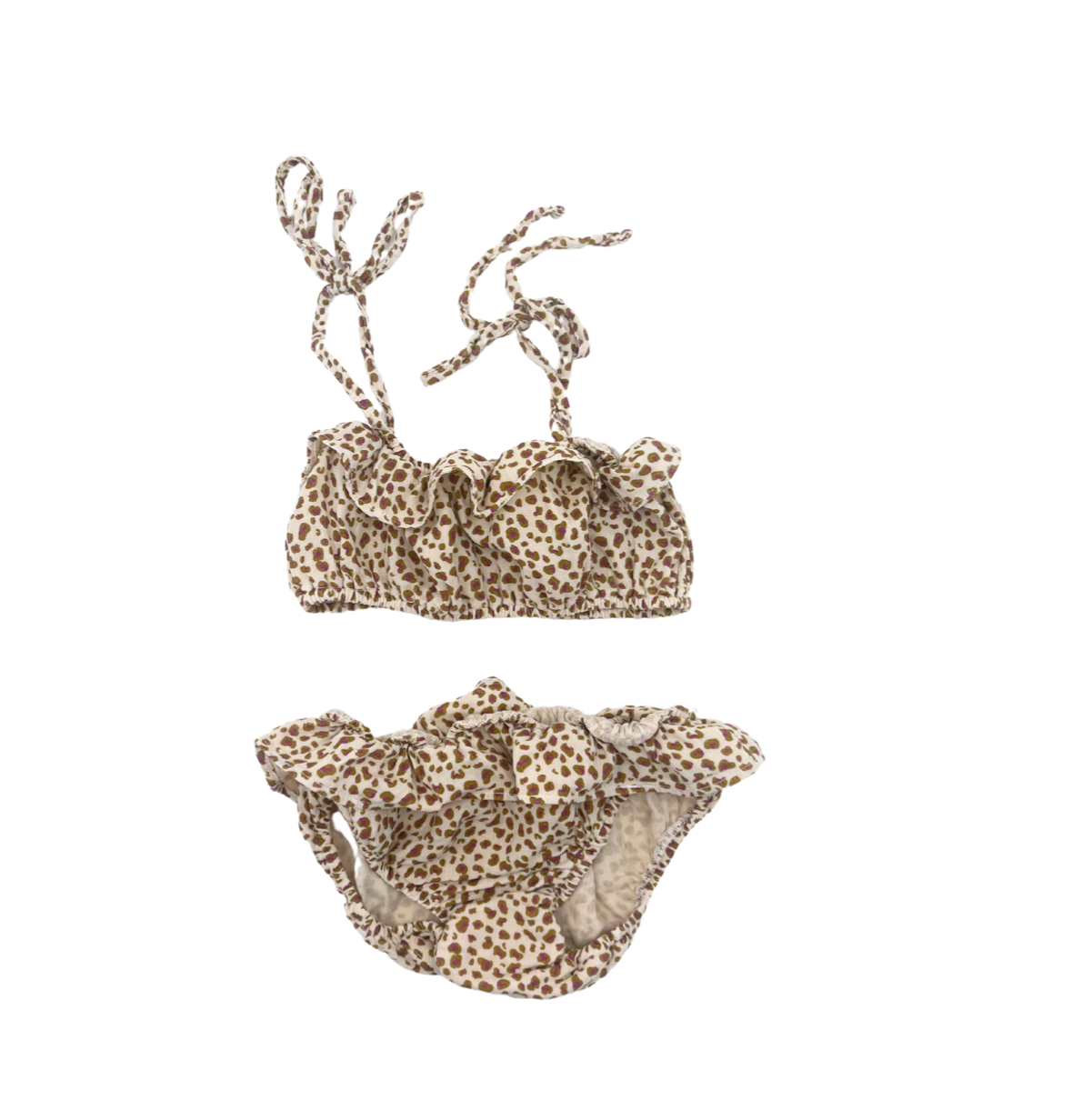 MARLOT - Leopard print two-piece swimsuit - 10 years