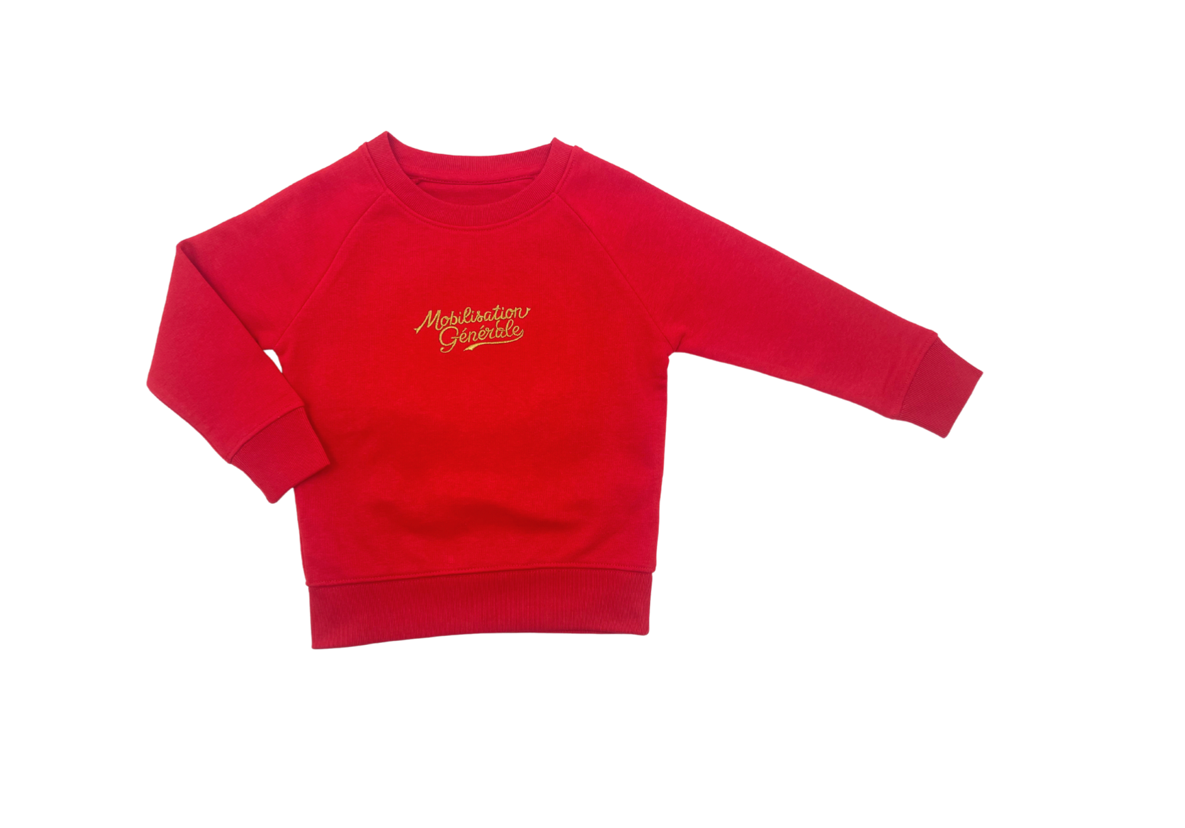 GENERAL MOBILIZATION - Red sweatshirt with Indian pattern - 3/4 years
