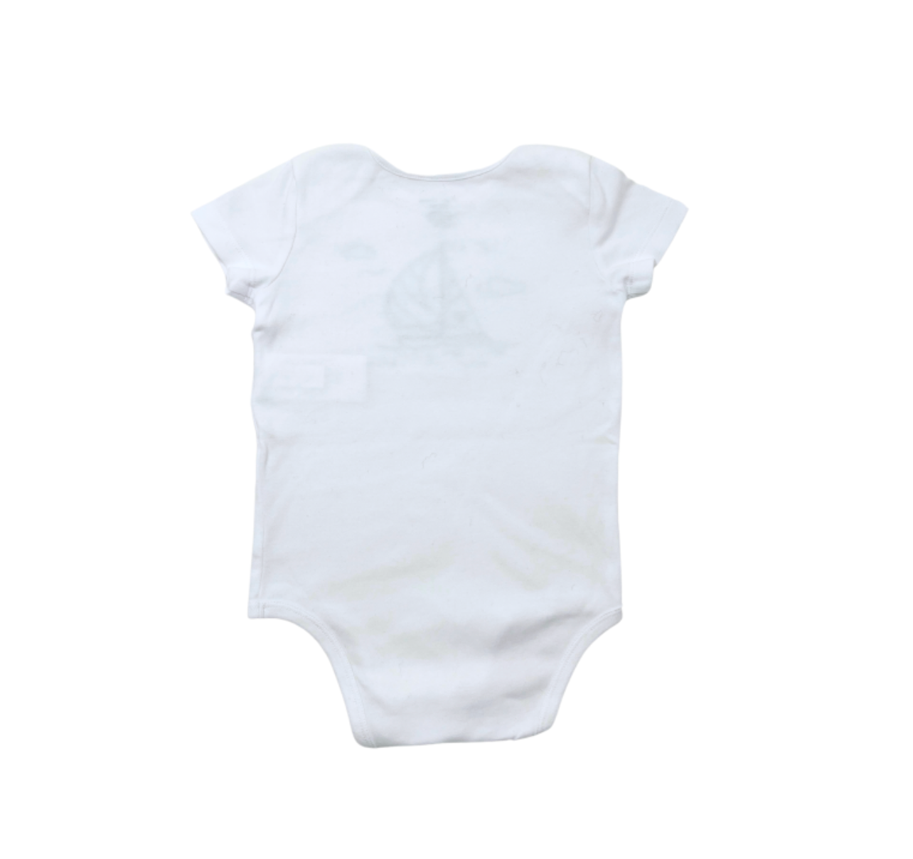 RALPH LAUREN - Body blanc océan - 12 mois