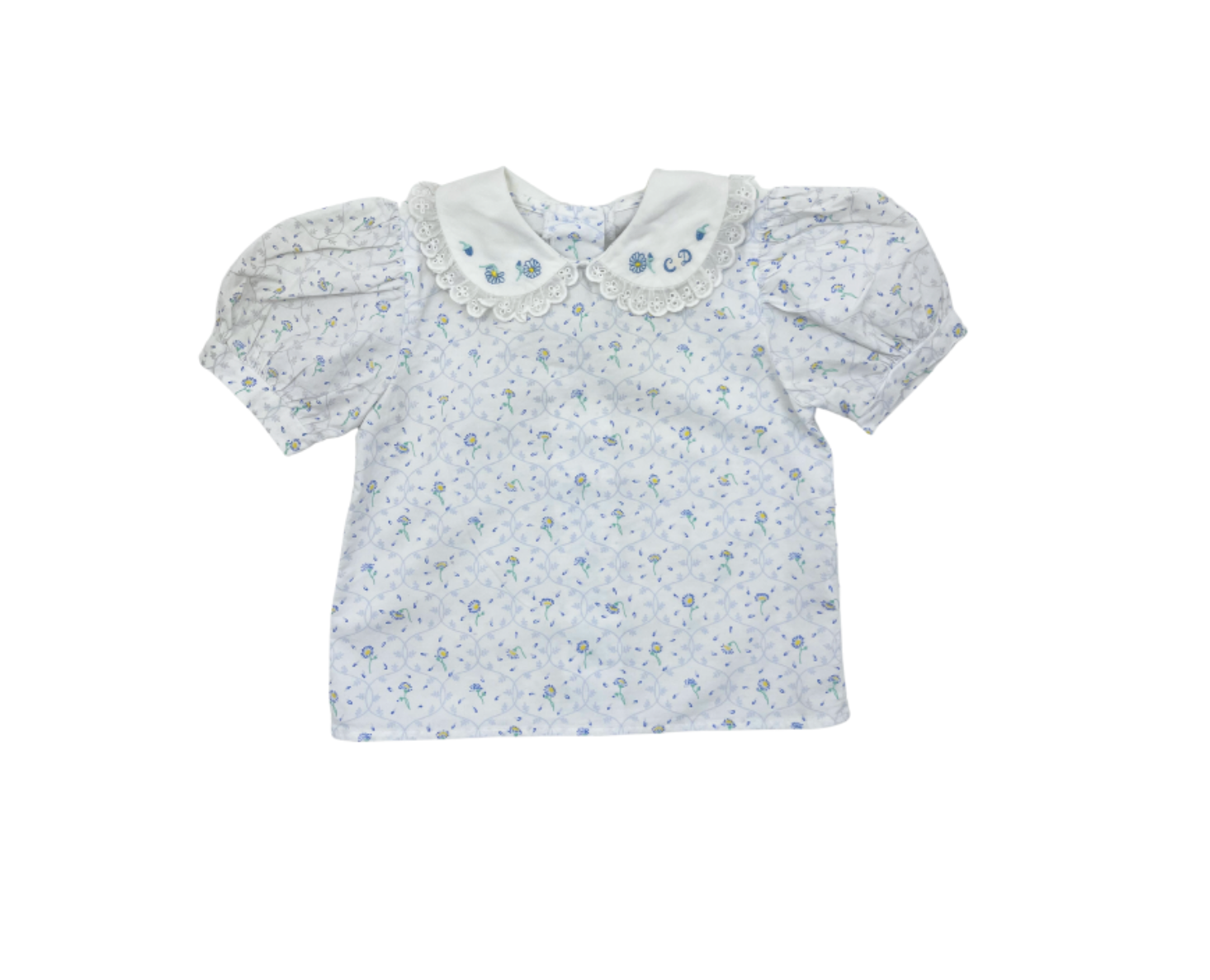 BABY DIOR - Ensemble Blouse et salopette à motif floral - 6 mois