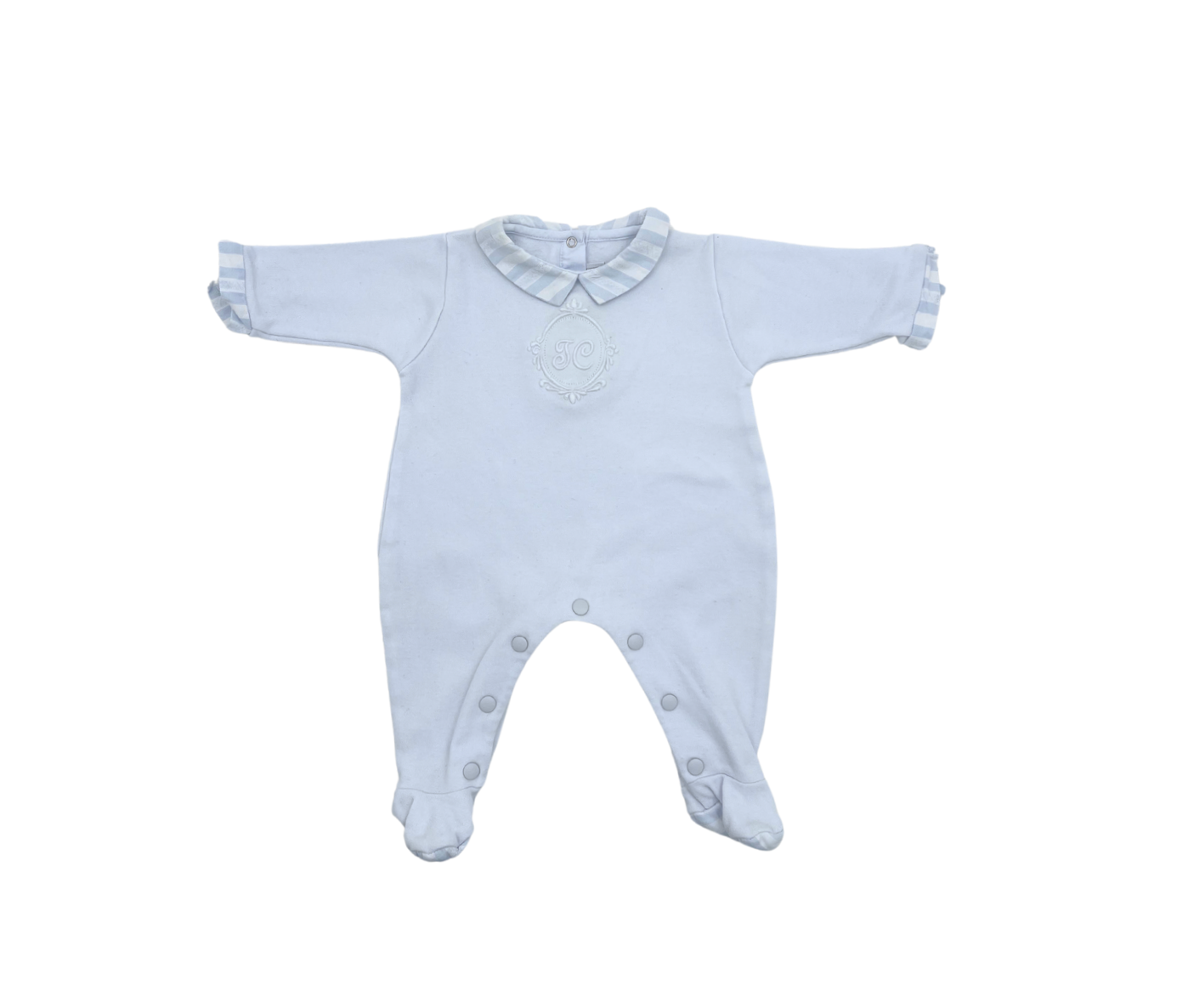 TARTINE ET CHOCOLAT - Pyjama bleu clair - 1 mois