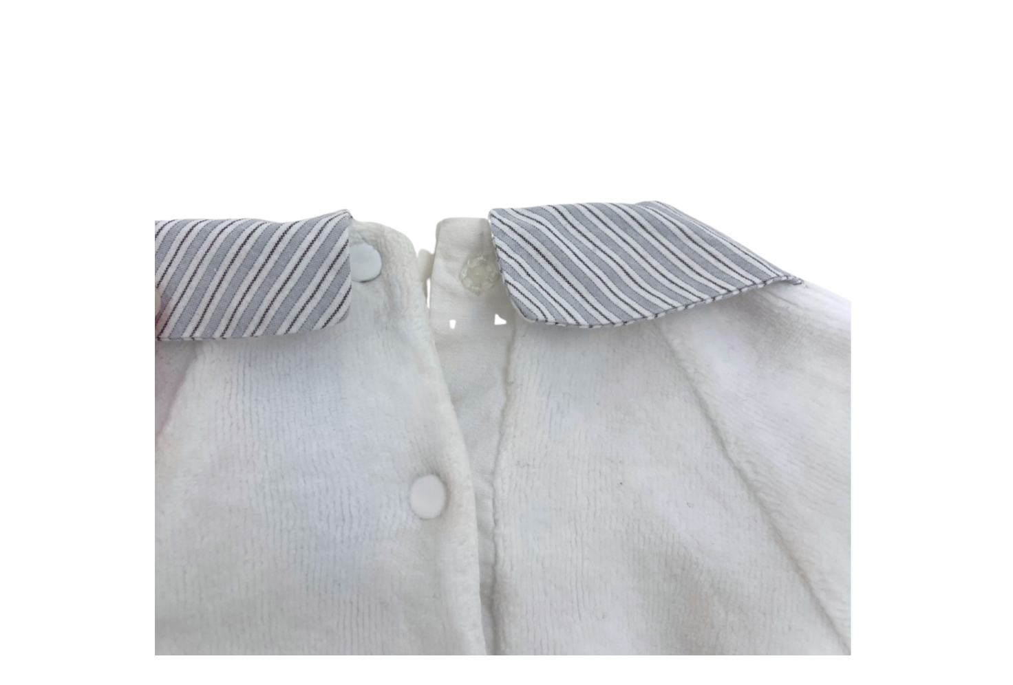 TARTINE ET CHOCOLAT - Weißer Samtpyjama - 1 Monat