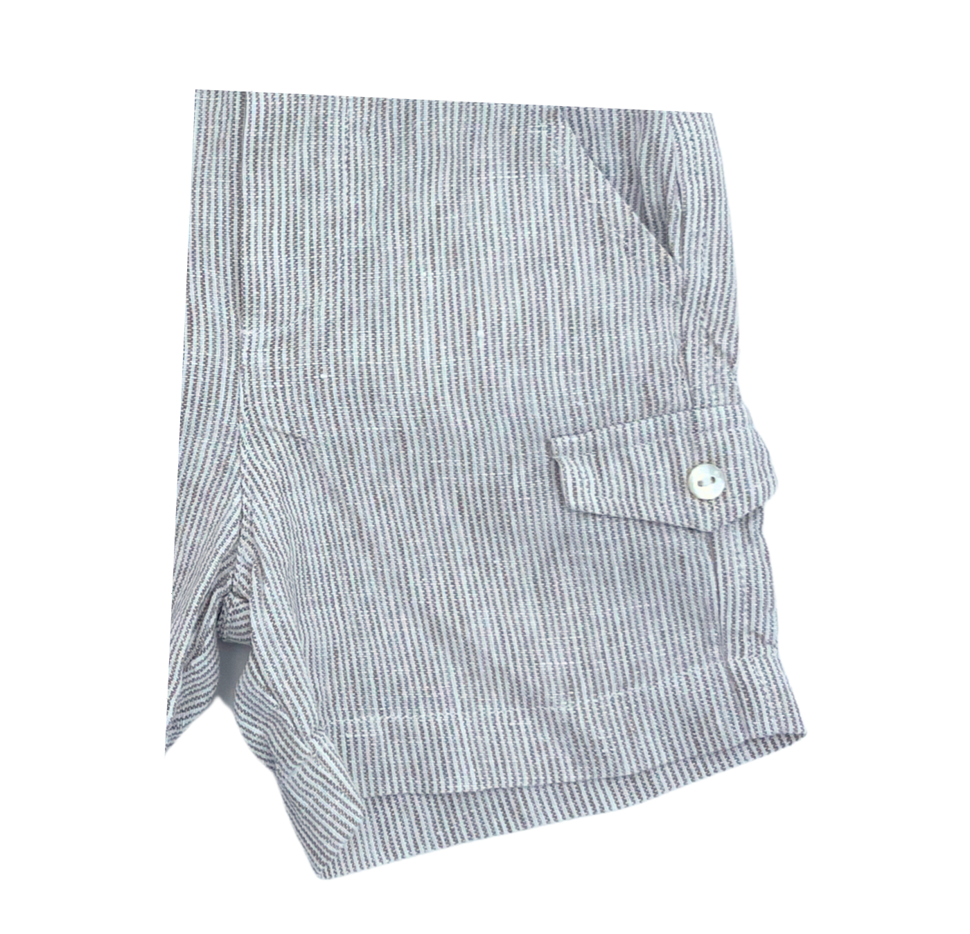 TARTINE ET CHOCOLAT - Short en lin rayé - 1 an