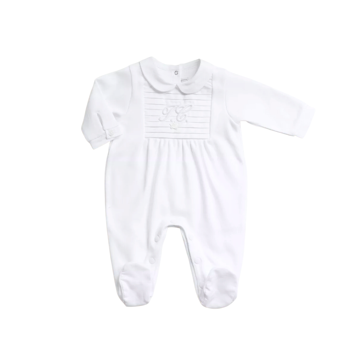 TARTINE ET CHOCOLAT - Body manches longues blanc - 1 mois