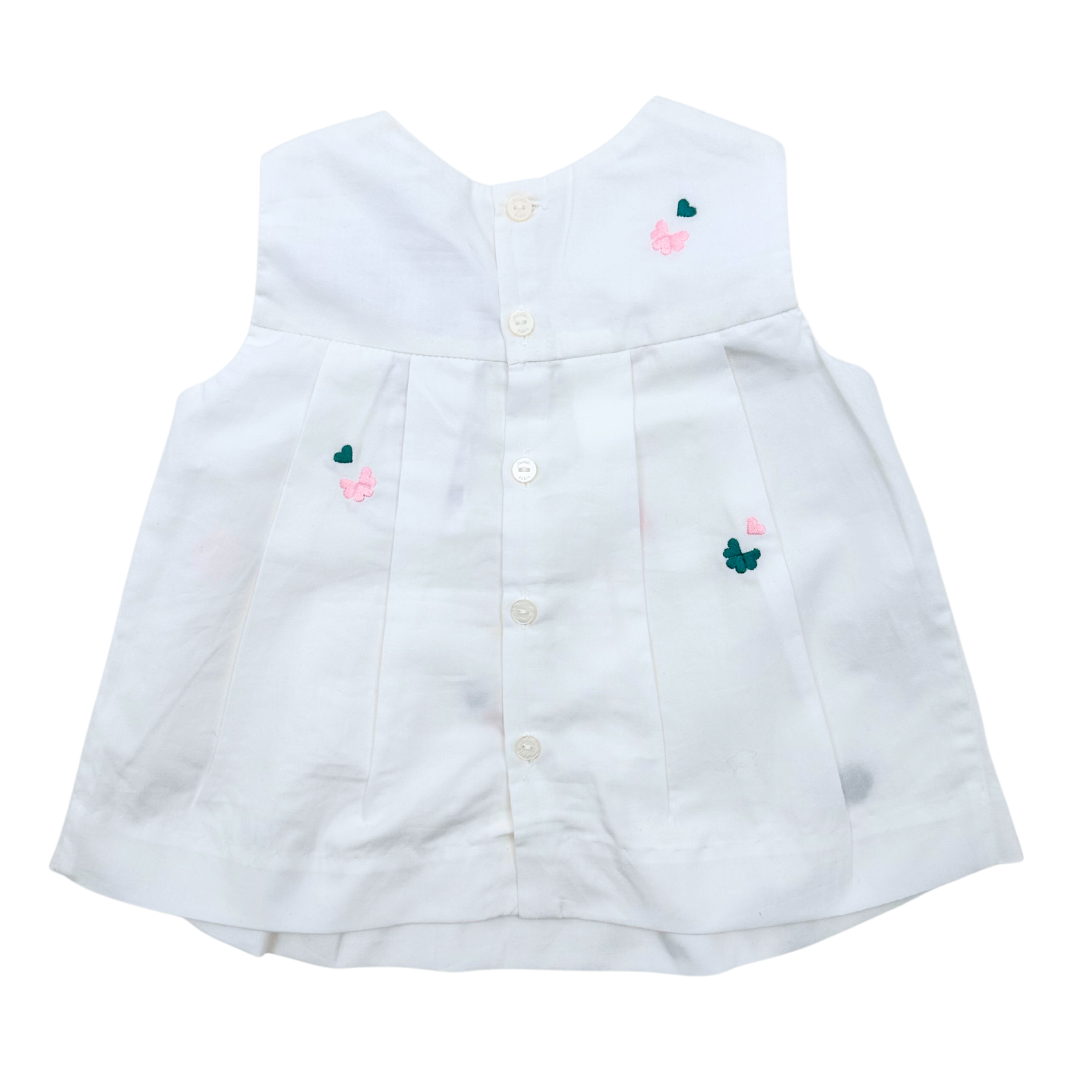 JACADI - Robe blanche - 6 mois