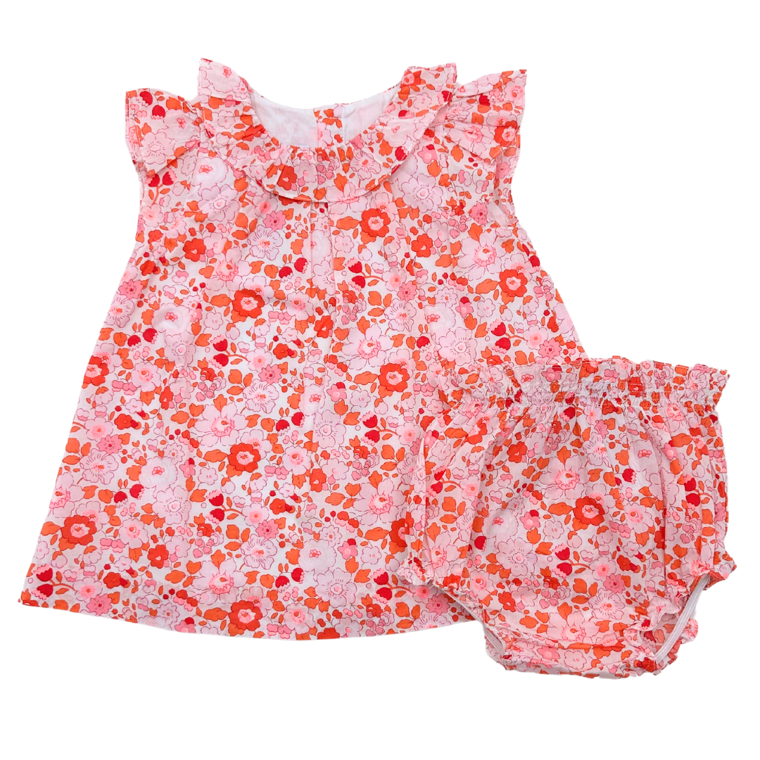 JACADI - Ensemble robe et bloomer - 6 mois