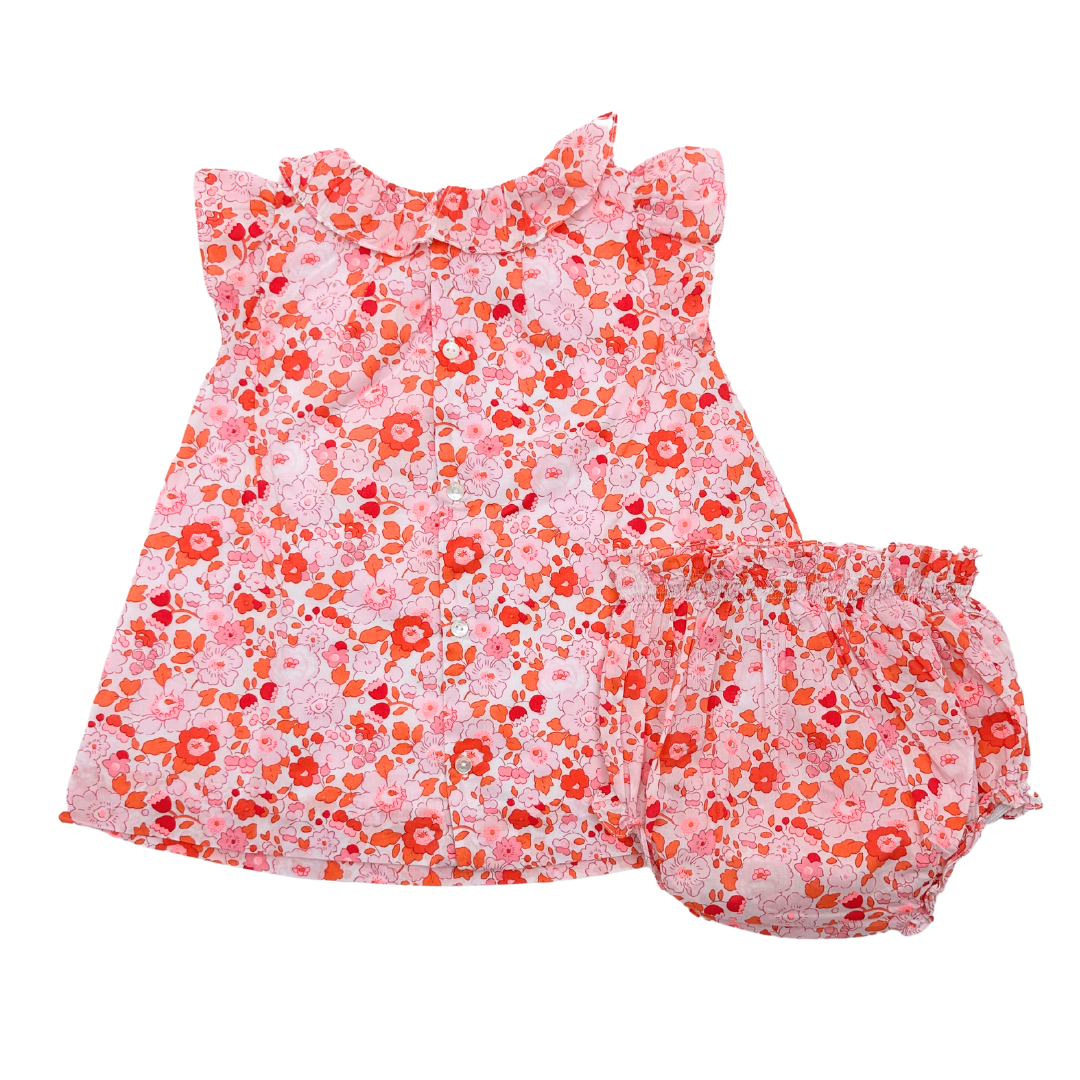 JACADI - Kleid und Pumphose-Set - 6 Monate