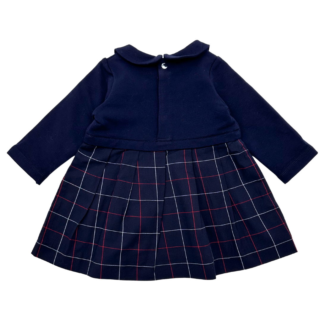 JACADI - Navy blue dress - 6 months