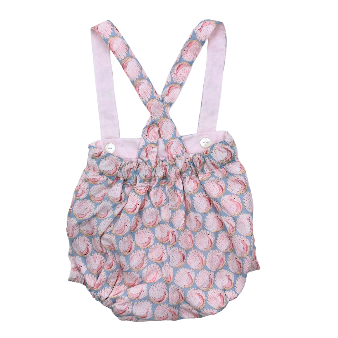 JACADI - Bloomer rose et bleu réversible - 6 mois