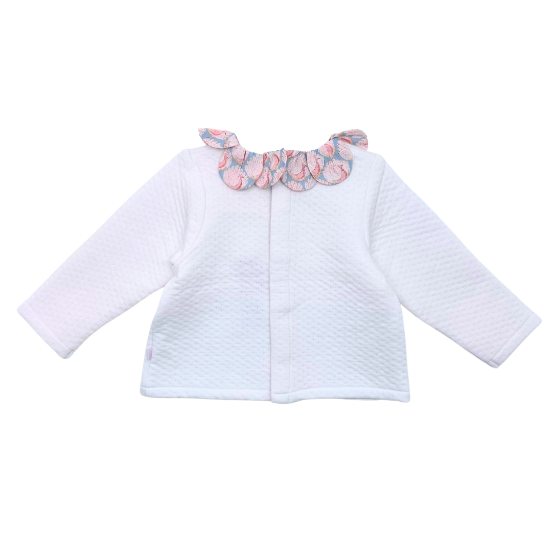 JACADI - Haut manches longues blanc - 12 mois