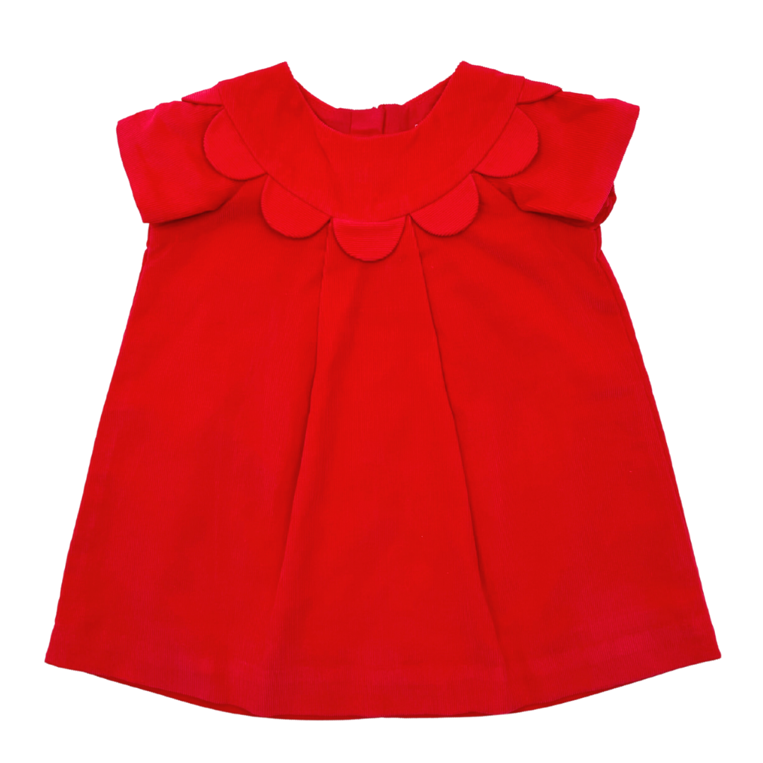 JACADI - Robe rose effet daim - 6 mois