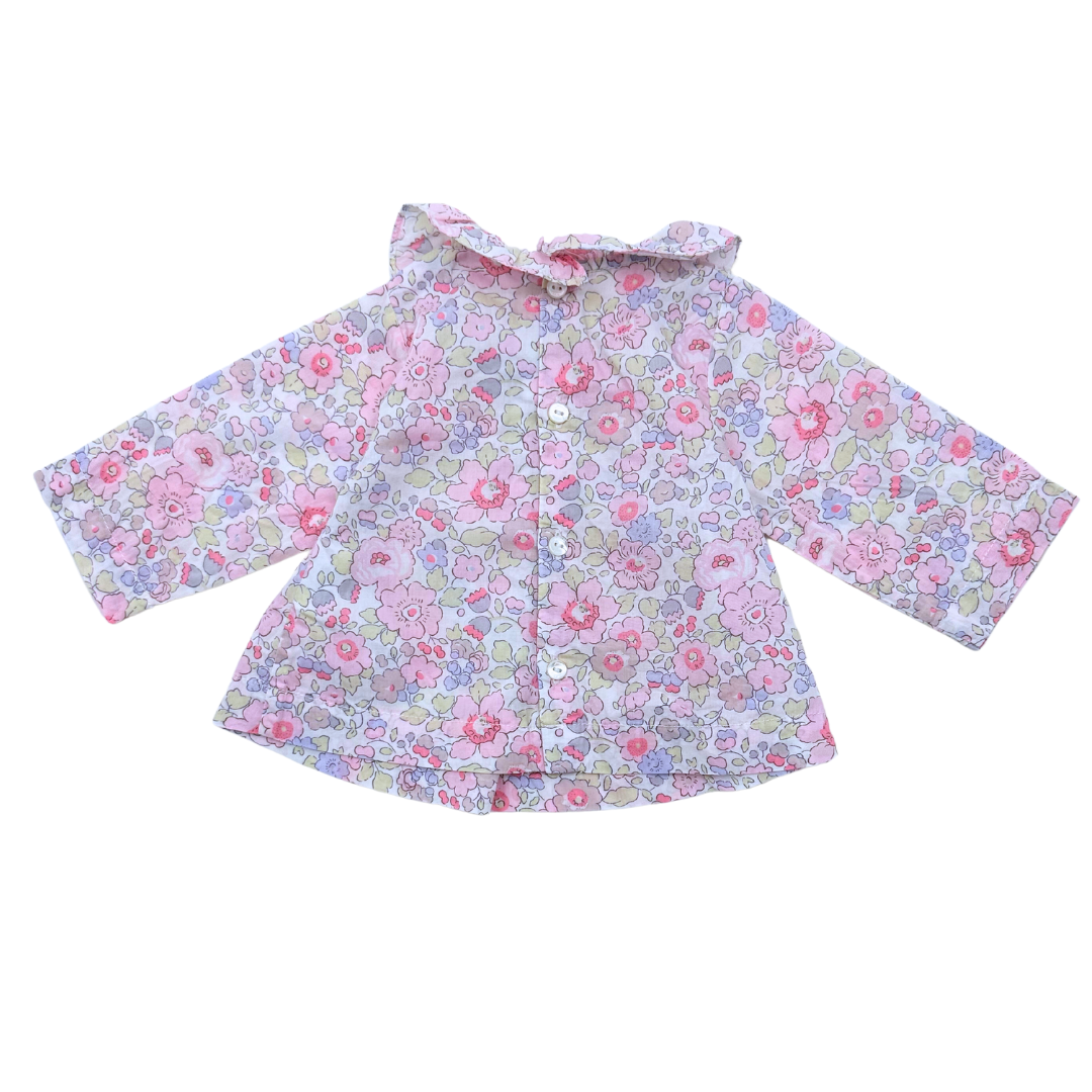 JACADI - Chemisier à fleurs - 1 mois