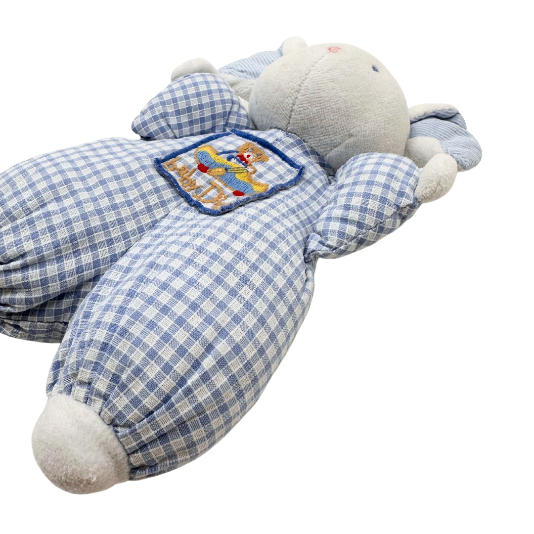 BABY DIOR - Peluche vichy bleu - Taille unique