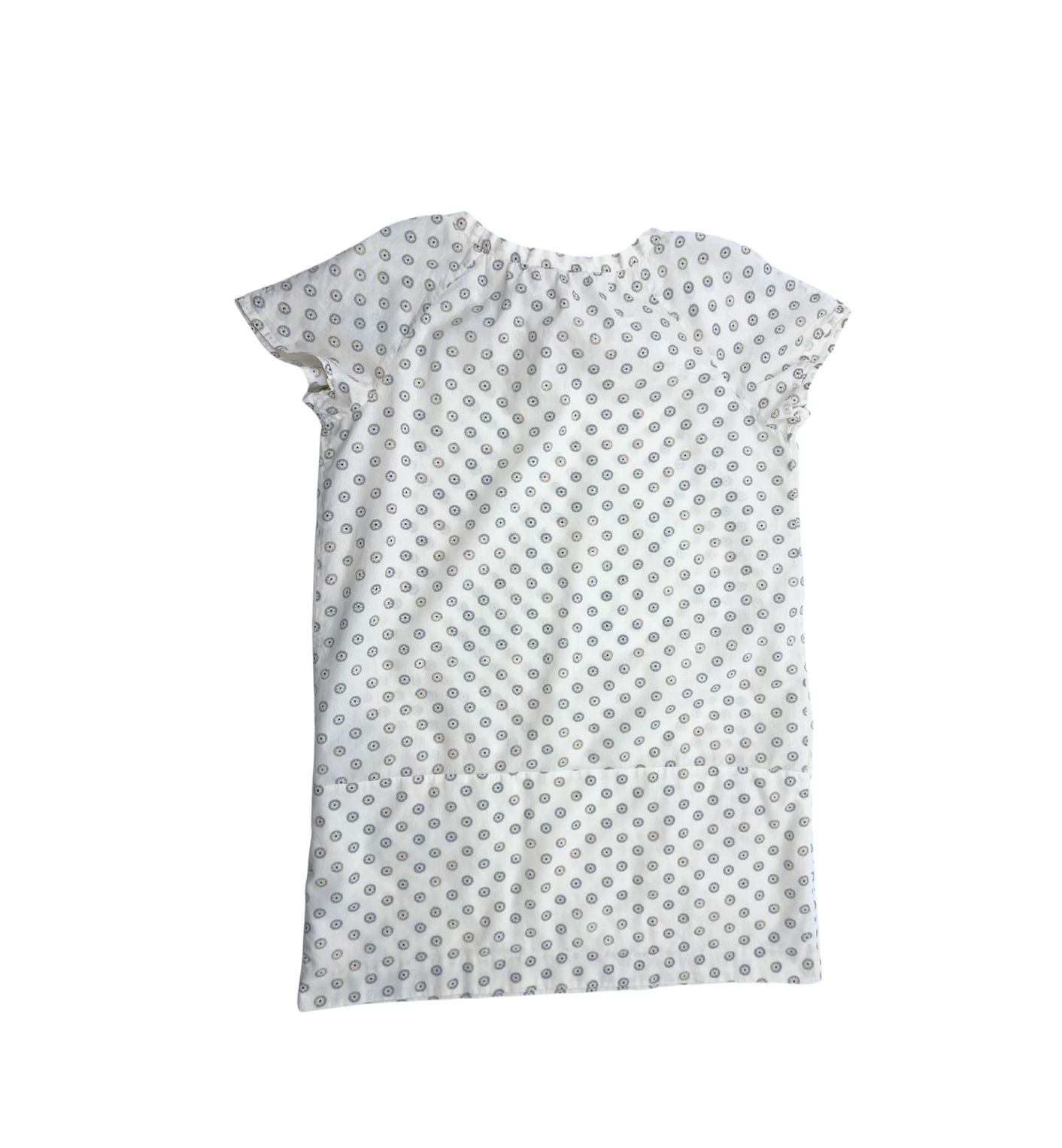 BONPOINT - Robe tunique blanche à motifs - 12 ans