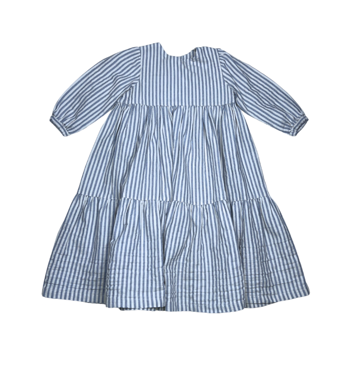 MARIA MINORCA - Robe à rayures bleues - 4 ans