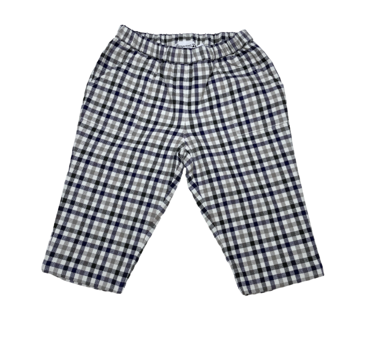 BONPOINT - Checked pants - 12 months