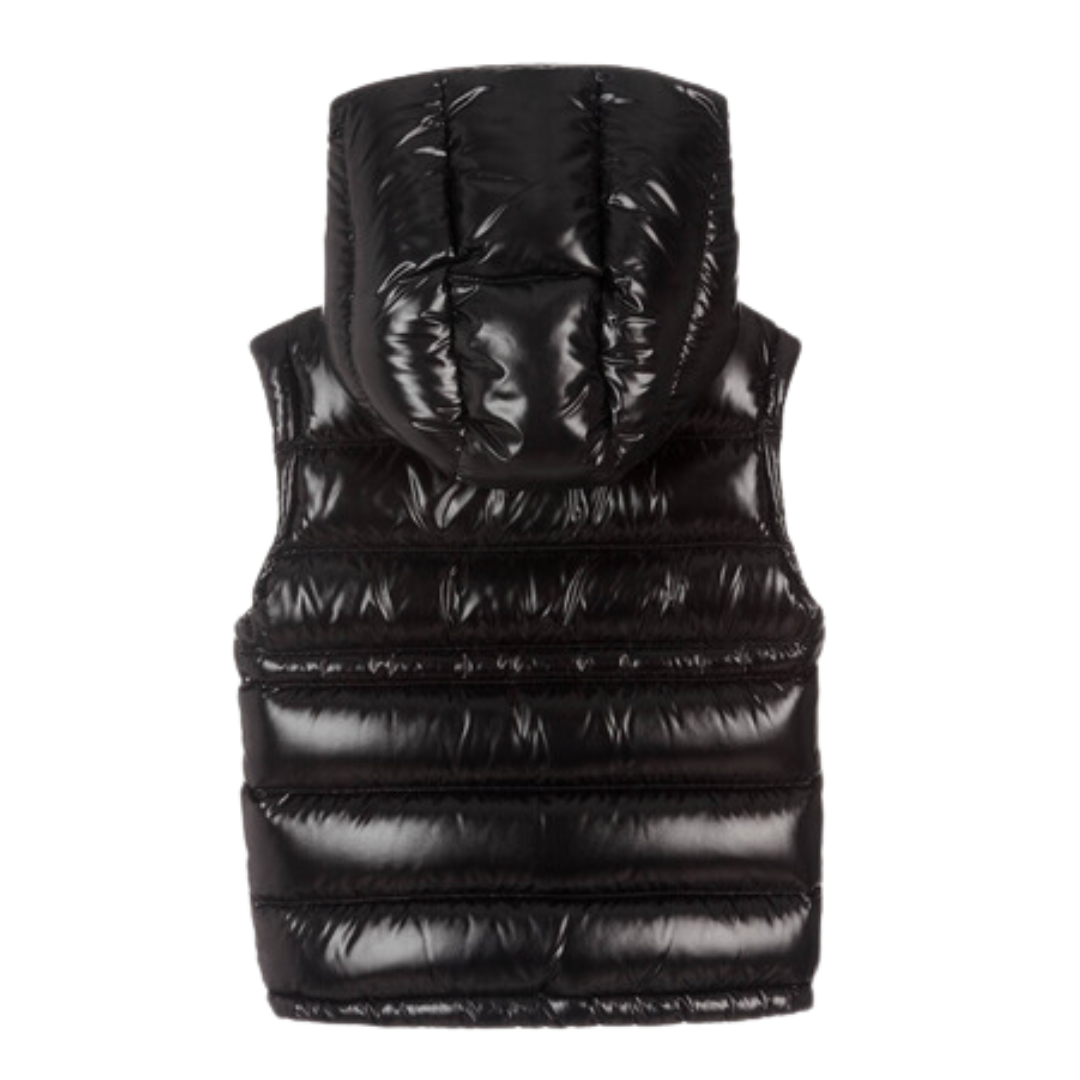 MONCLER - Doudoune sans manches bleu marine - 6 mois