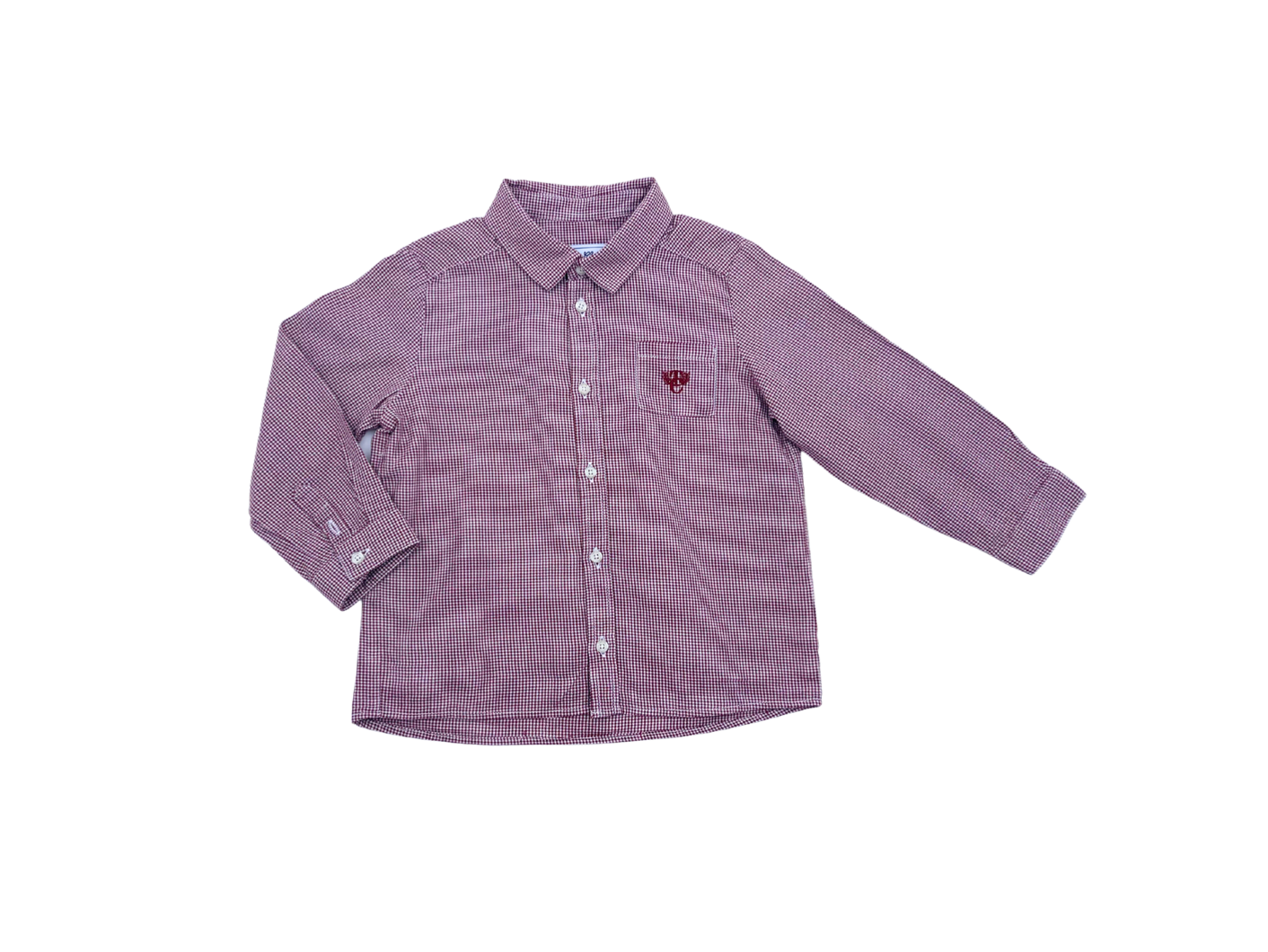 TARTINE ET CHOCOLAT - Chemise rouge à carreaux - 3 ans