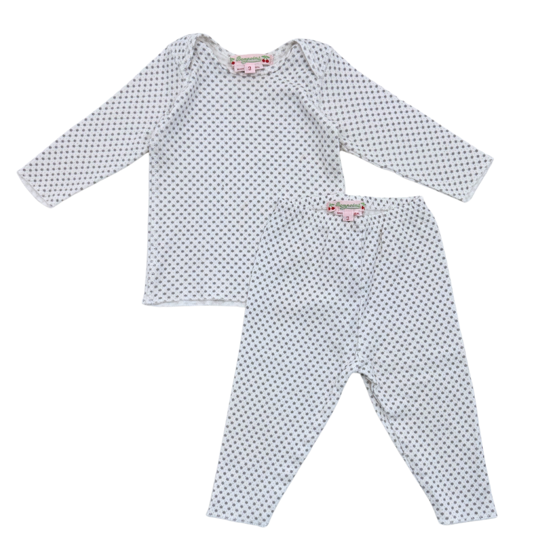 BONPOINT - Patterned baby set - 3 months