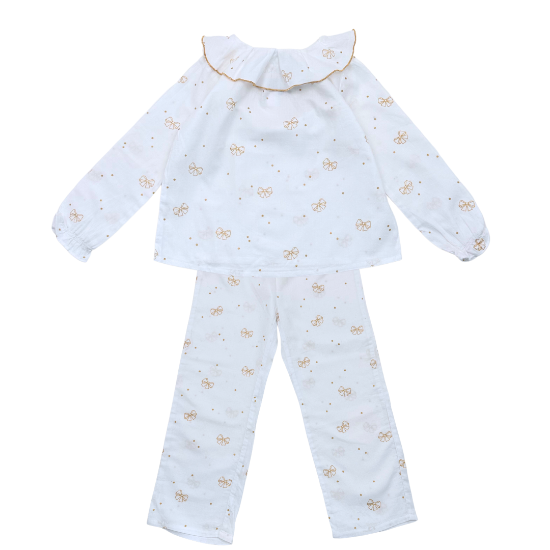 JACADI - Ensemble blanc et or - 4 ans