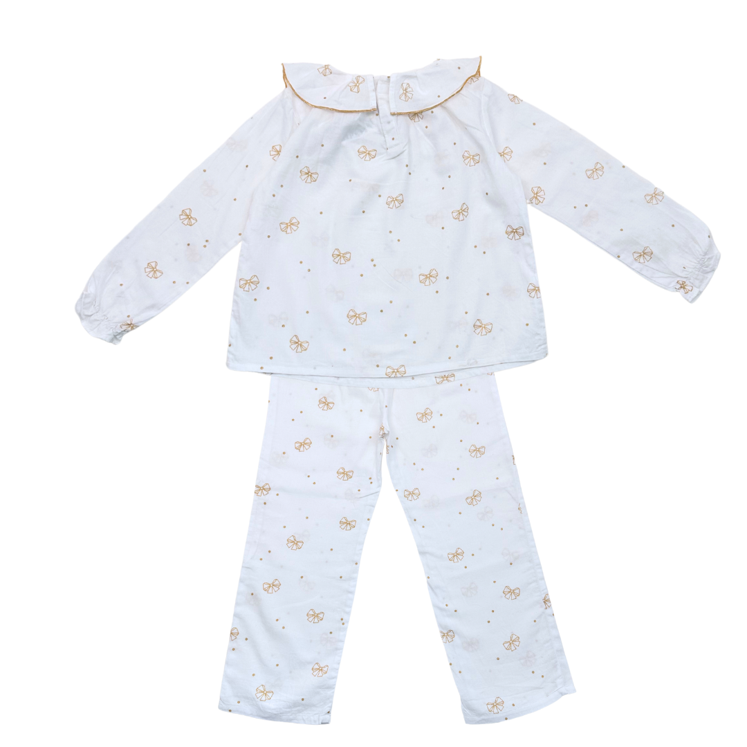 JACADI - Ensemble blanc et or - 4 ans