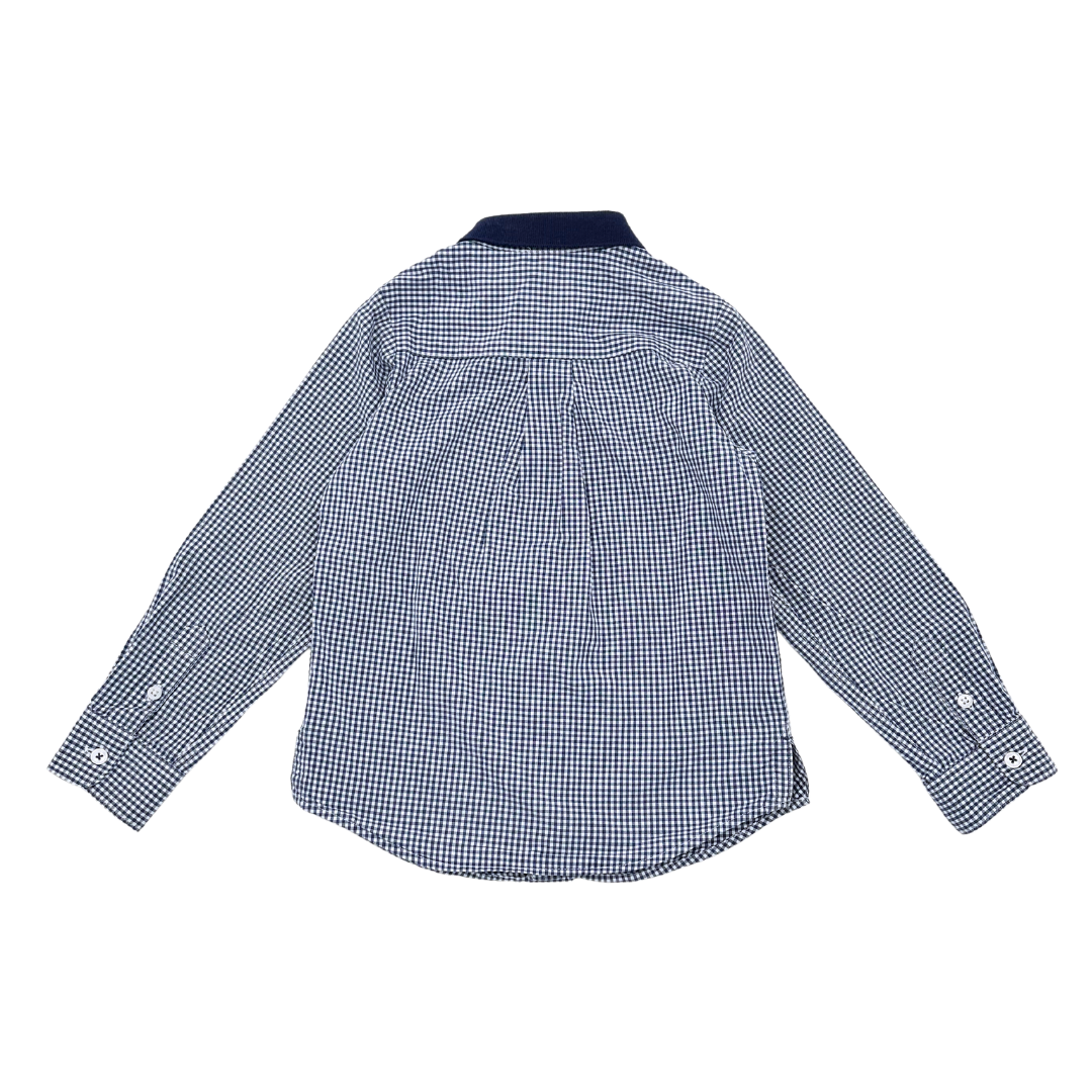 JACADI - Chemise à carreaux bleu - 4 ans