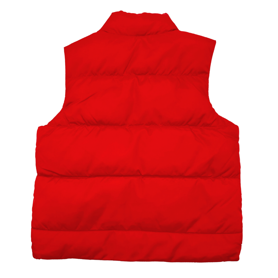 JANIE & JACK - Red Mickey Mouse sleeveless down jacket - 2 years