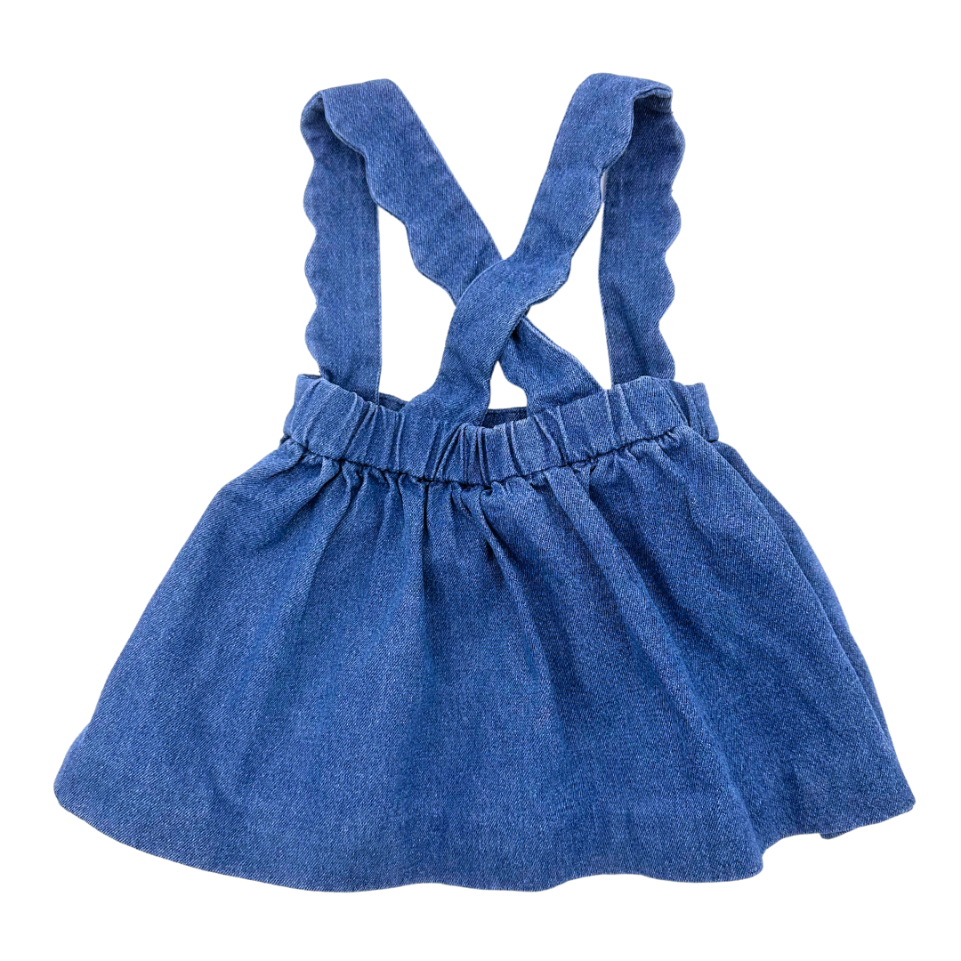 JACADI - Robe salopette bleu - 6 mois