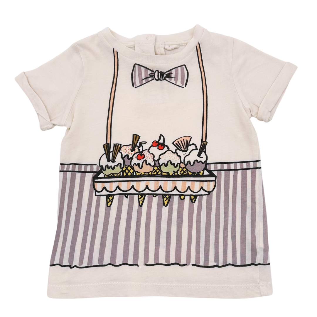 STELLA MCCARTNEY - T shirt imprimé glaces - 9 mois