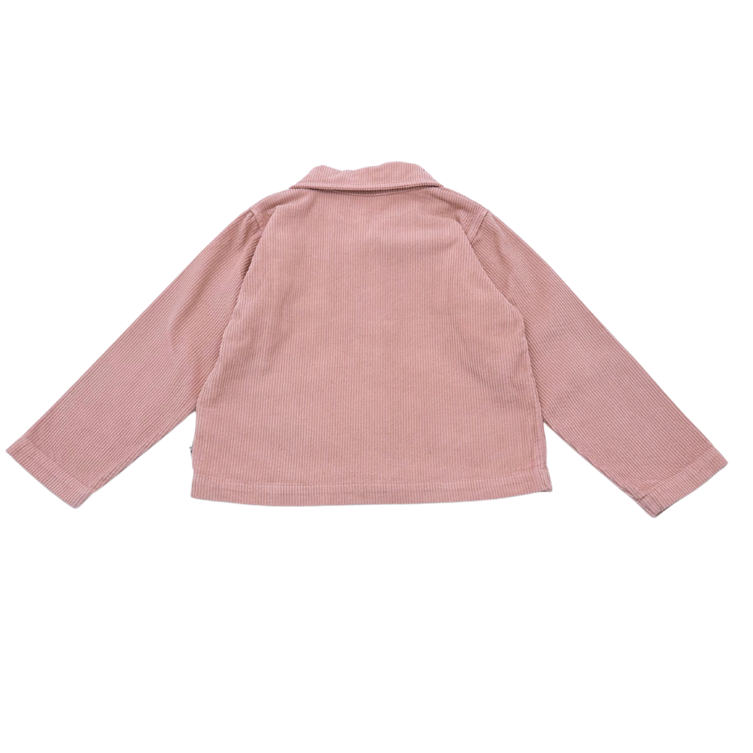 POUDRE ORGANIC - Vest rose effet velours - 6 ans