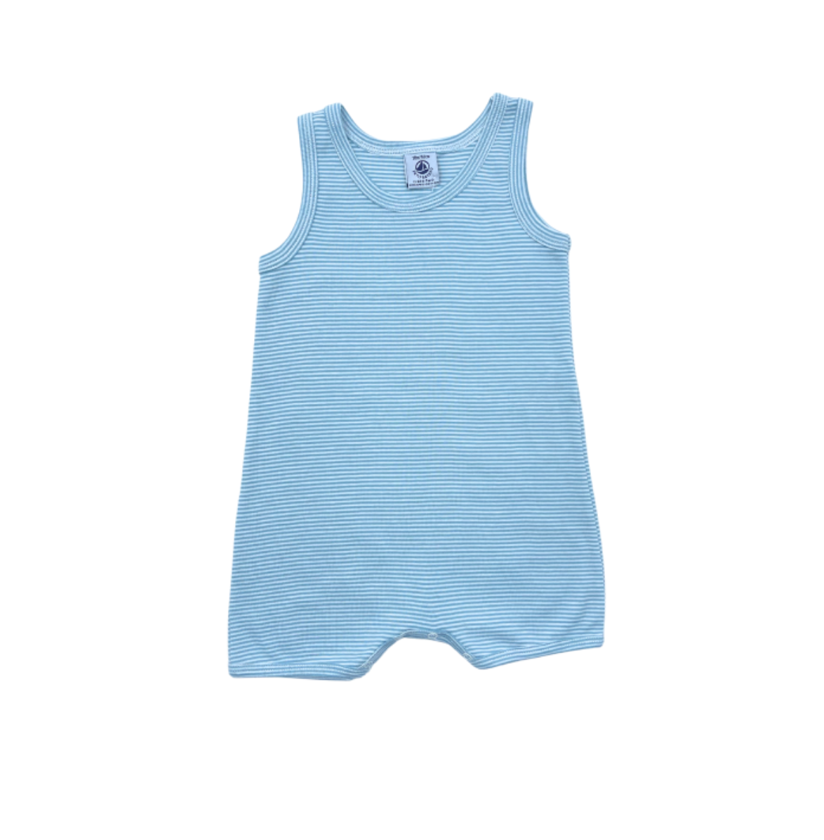 PETIT BATEAU Combinaison a rayures 18 mois