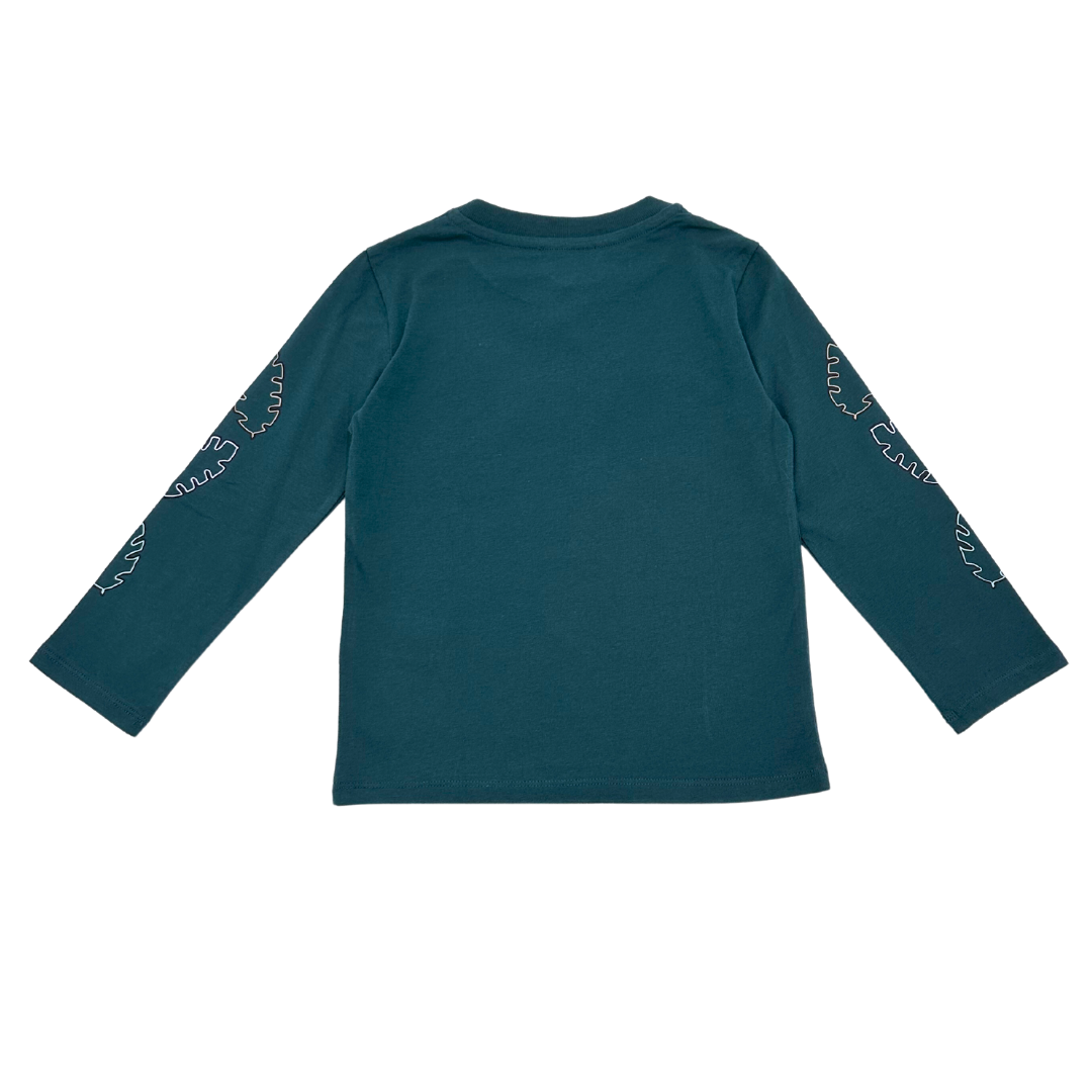 KENZO - T-shirt à manches longues imprimé éléphant - 4 ans