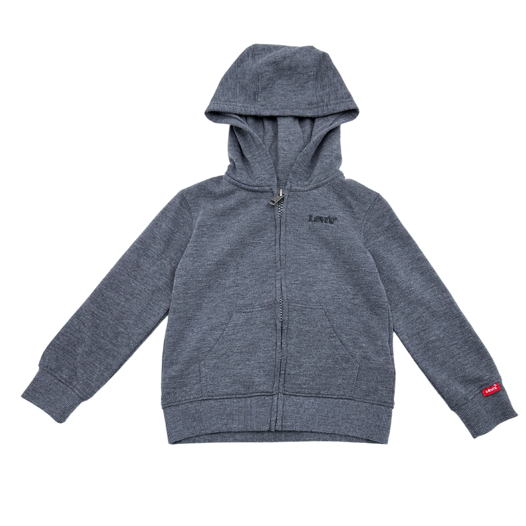LEVI'S - Sweat zippé gris - 2 ans