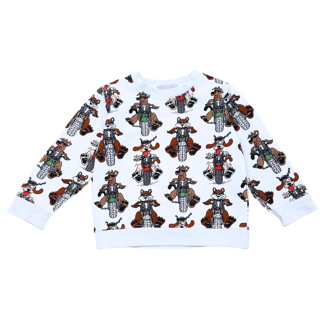 STELLA MCCARTNEY - Sweat imprimé chiens - 3 ans