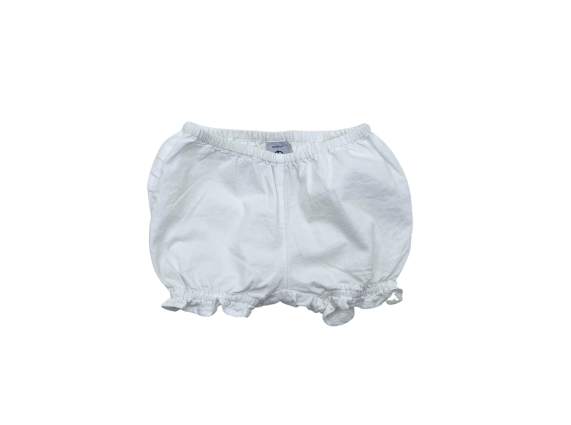 PETIT BATEAU - Bloomer blanc - 3 mois