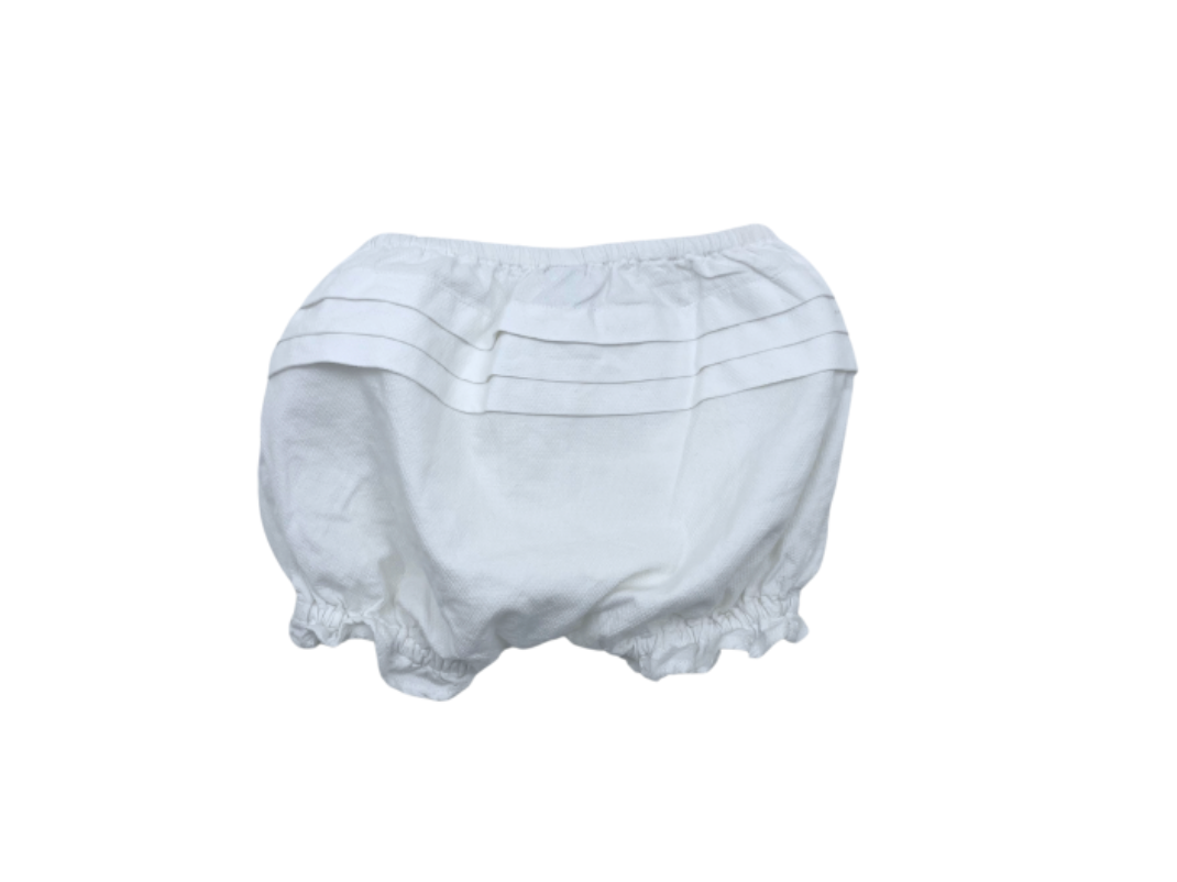 PETIT BATEAU - Bloomer blanc - 3 mois