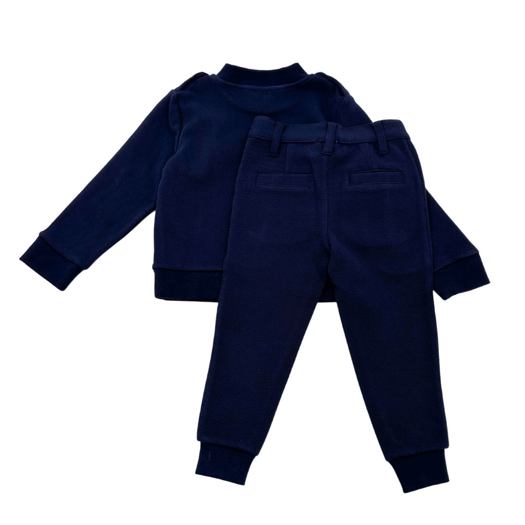 KARL LAGERFELD - Marineblaues Set (neu) - 3 Jahre