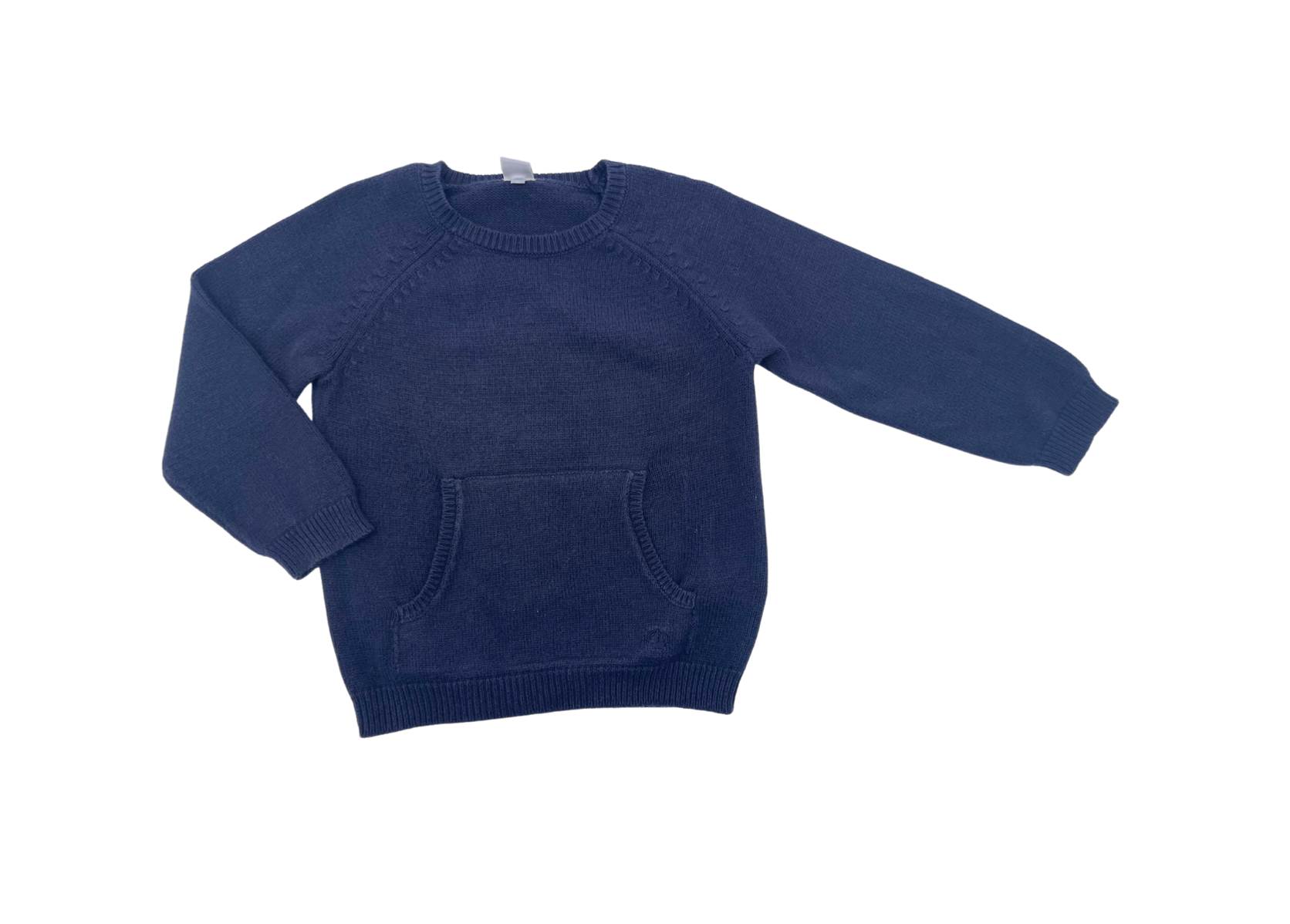 PETIT BATEAU - Pull bleu marine - 4 ans