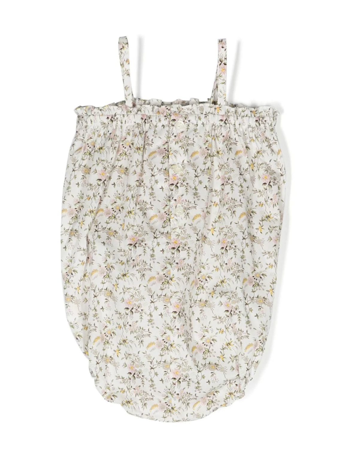 BONPOINT - Barboteuse en coton à fleurs (neuve) - 12 mois