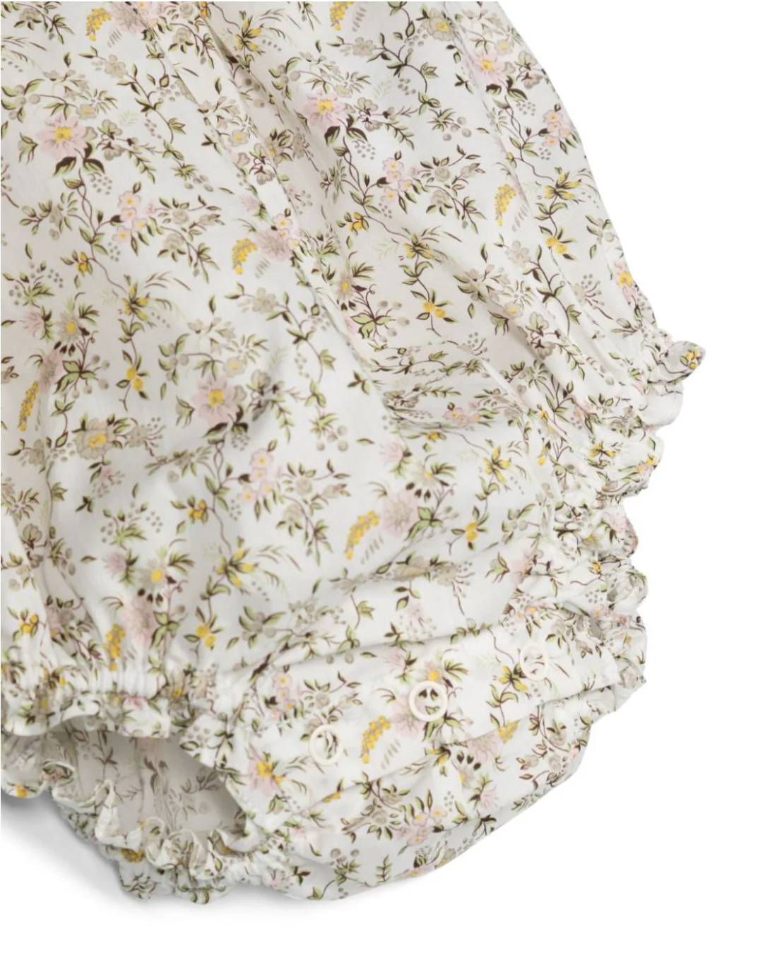 BONPOINT - Geblümter Baumwoll-Strampler (neu) - 12 Monate