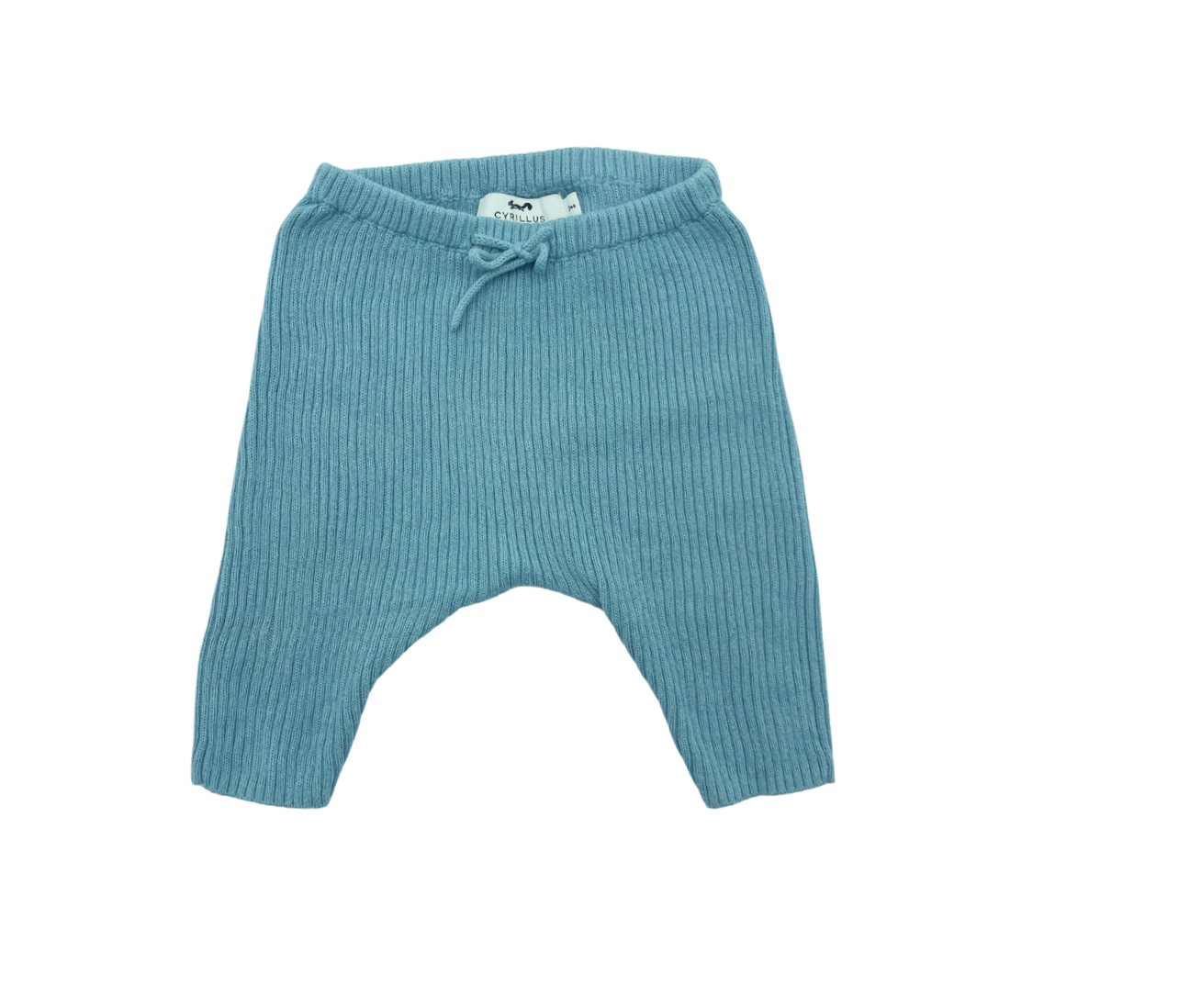 CYRILLUS - Sarouel côtelé vert - 3 mois