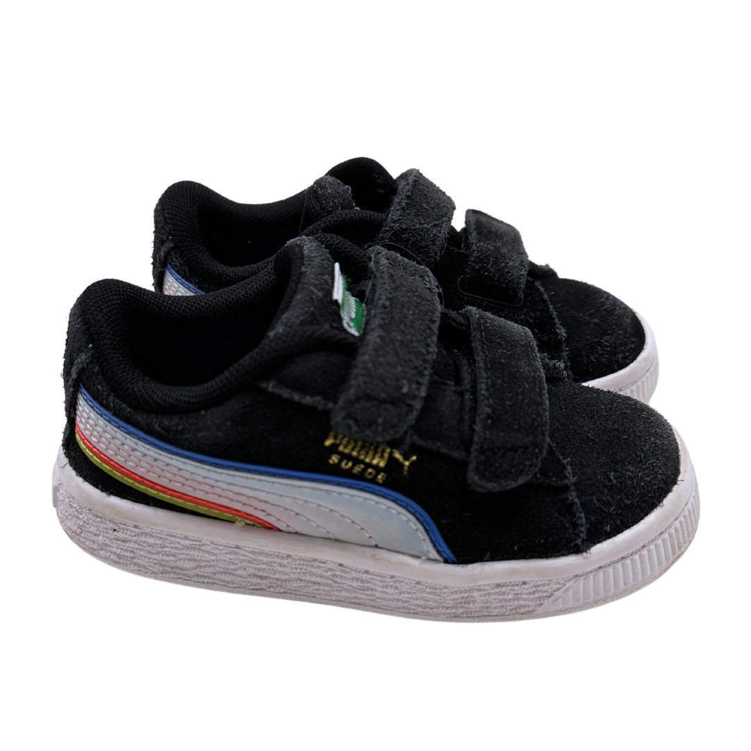 PUMA - Baskets noires suede - 22