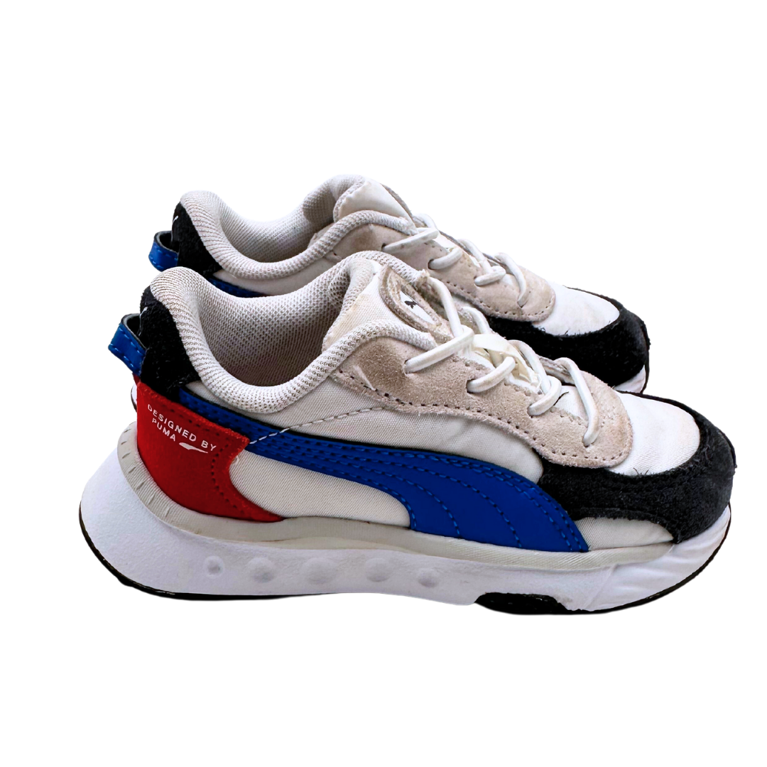 PUMA - Baskets blanches wild rider rollin - 24