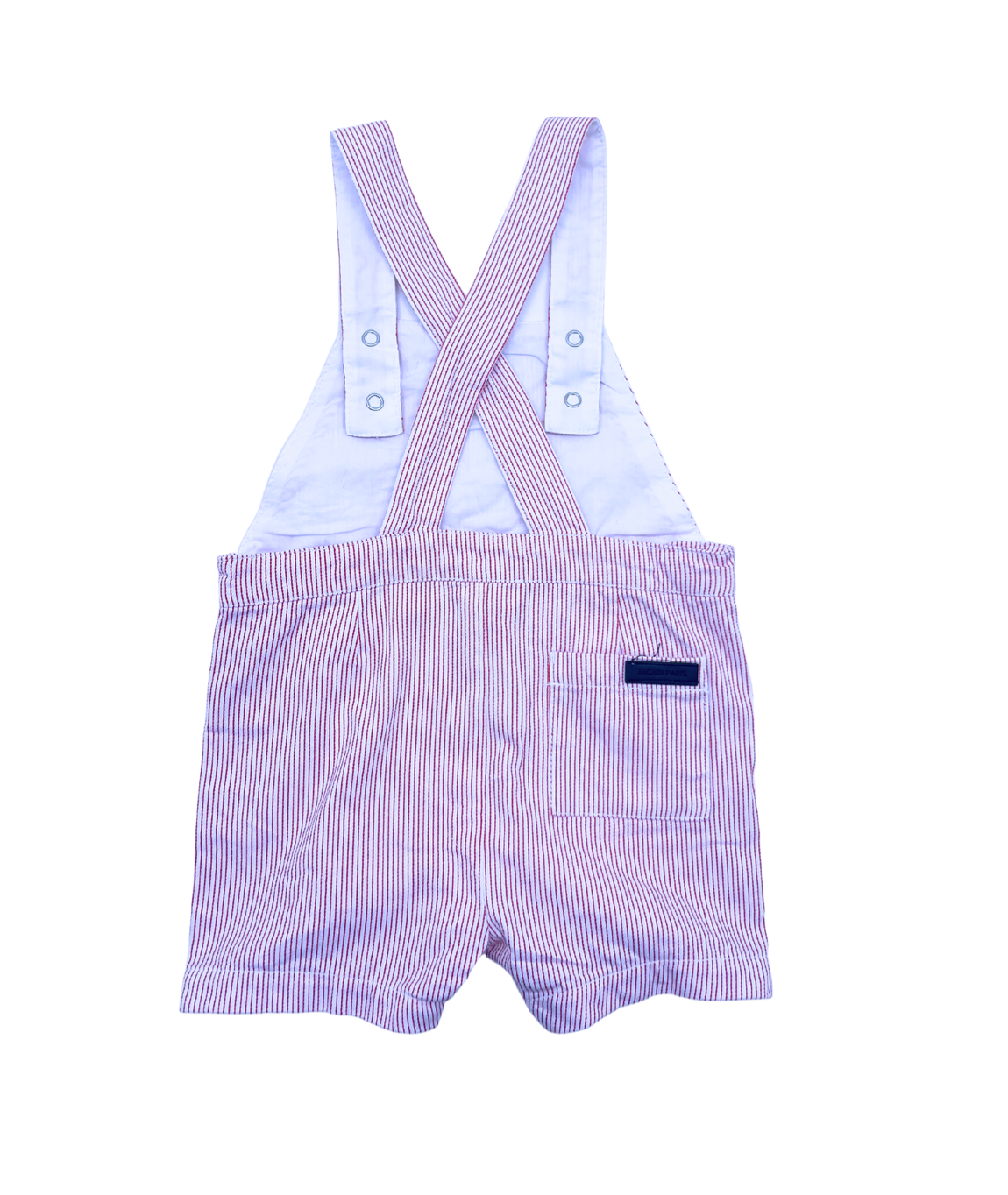 JACADI - Salopette rayée rouge - 3 ans