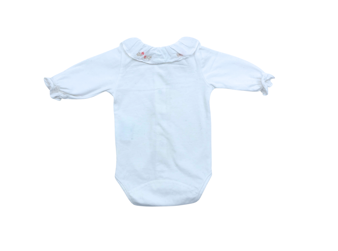 TARTINE ET CHOCOLAT - Body col brodé - 0 mois