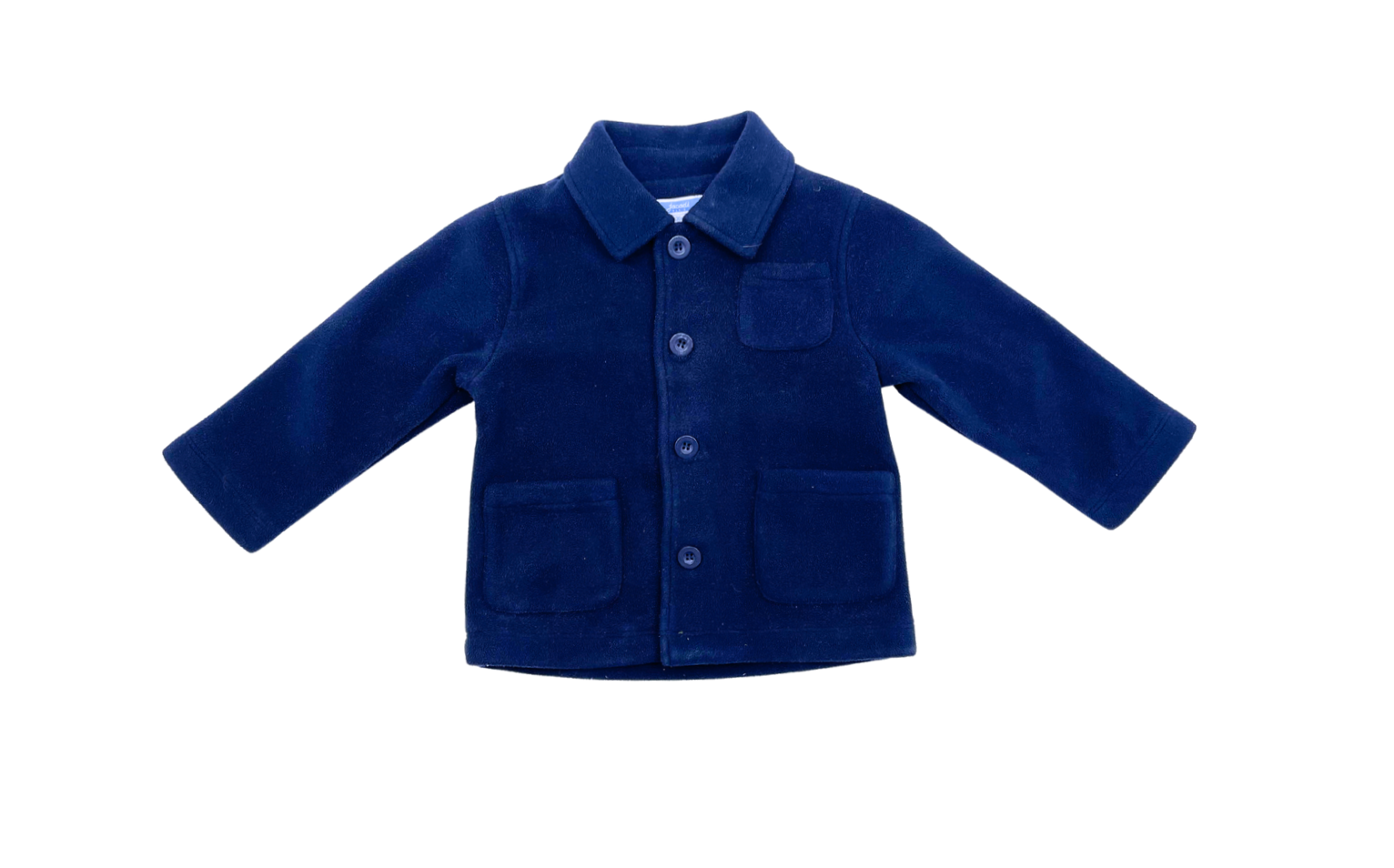 JACADI - Veste matière polaire bleu marine - 3 ans